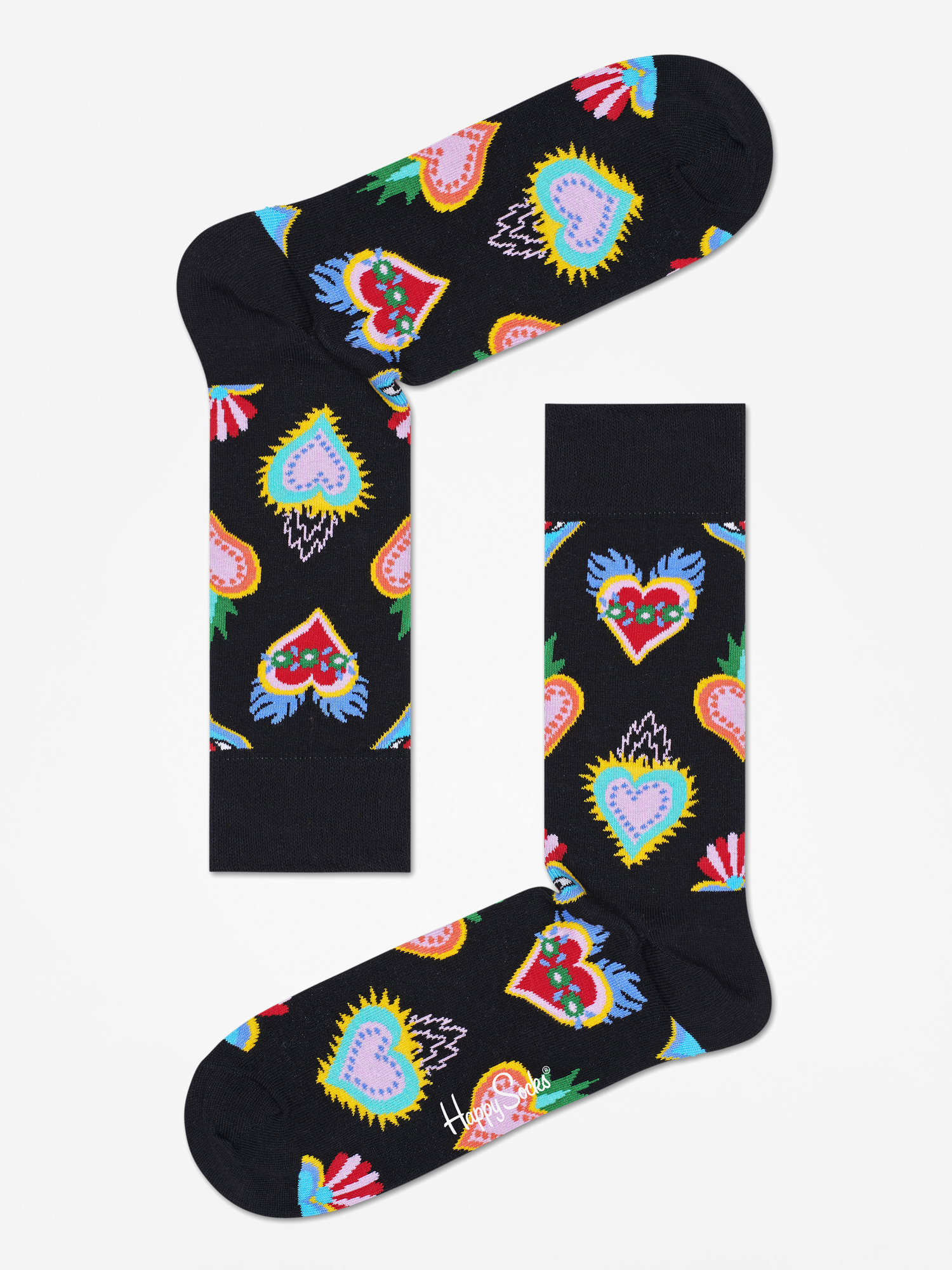 Skarpetki Happy Socks Sacred Heart (black)
