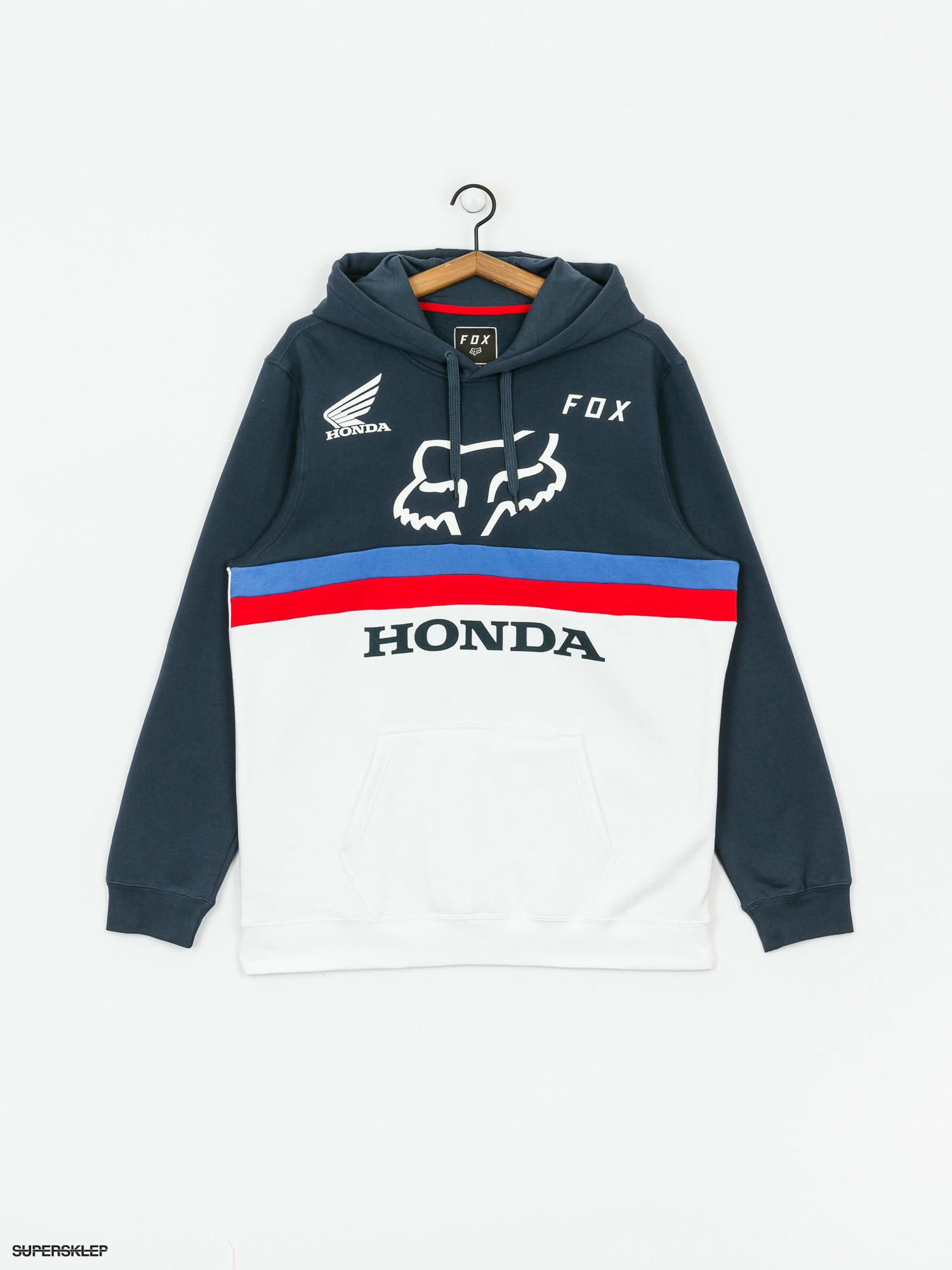 Bluza z kapturem Fox Honda HD (nvy/wht)