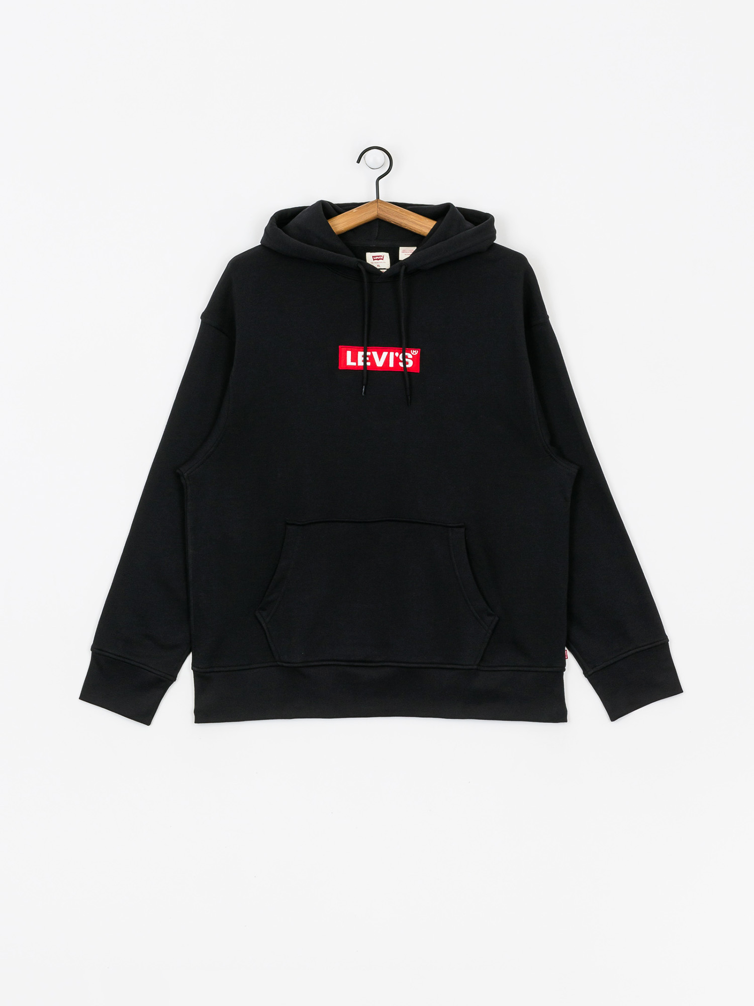 Bluza z kapturem Levi's® Relaxed Graphic Box Tab HD (black) Bluza z kapturem Levi's® Relaxed Graphic Box Tab HD (black)