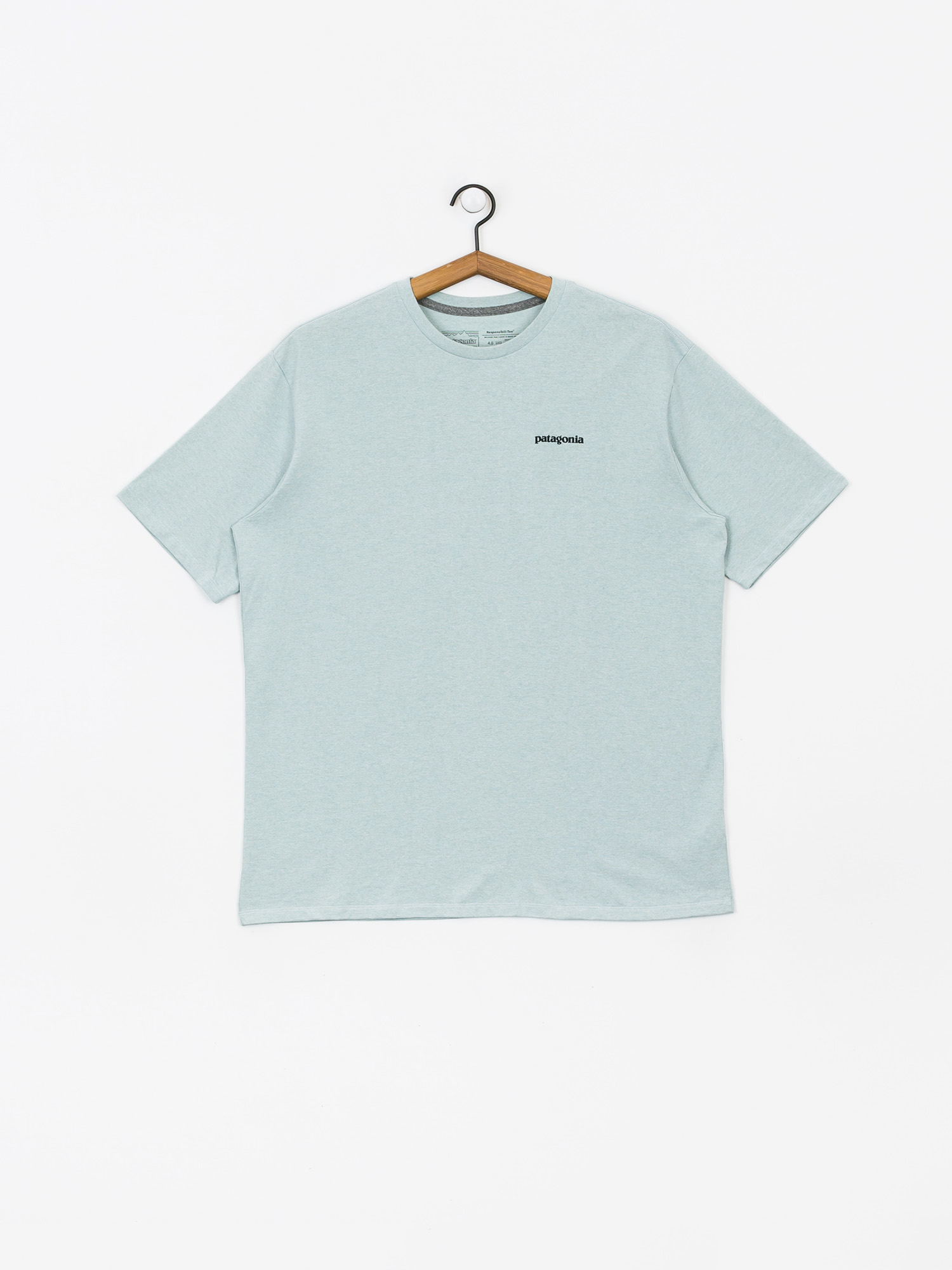 T-shirt Patagonia P6 Logo Responsibili (big sky blue)