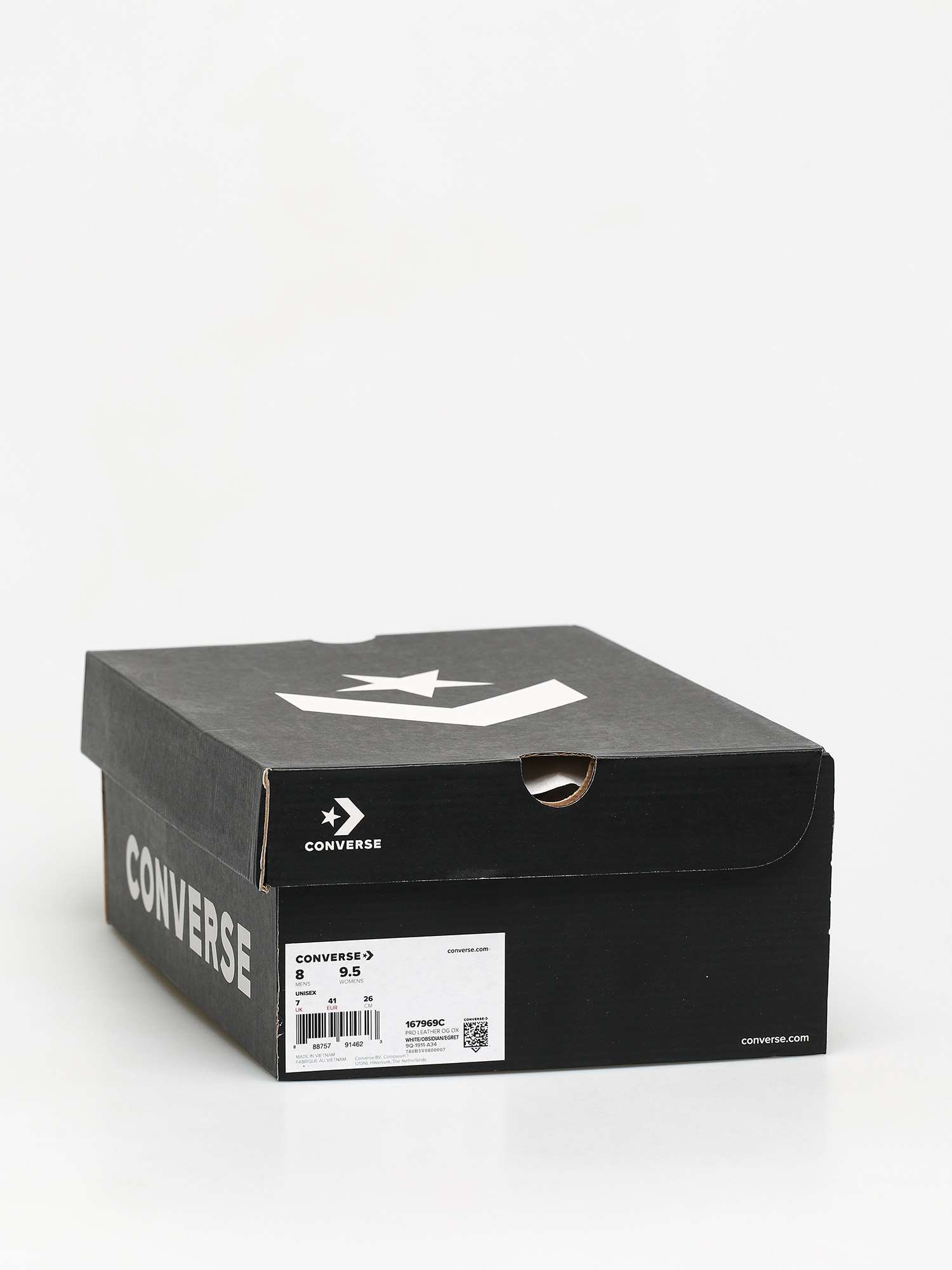 converse pro leather white obsidian egret