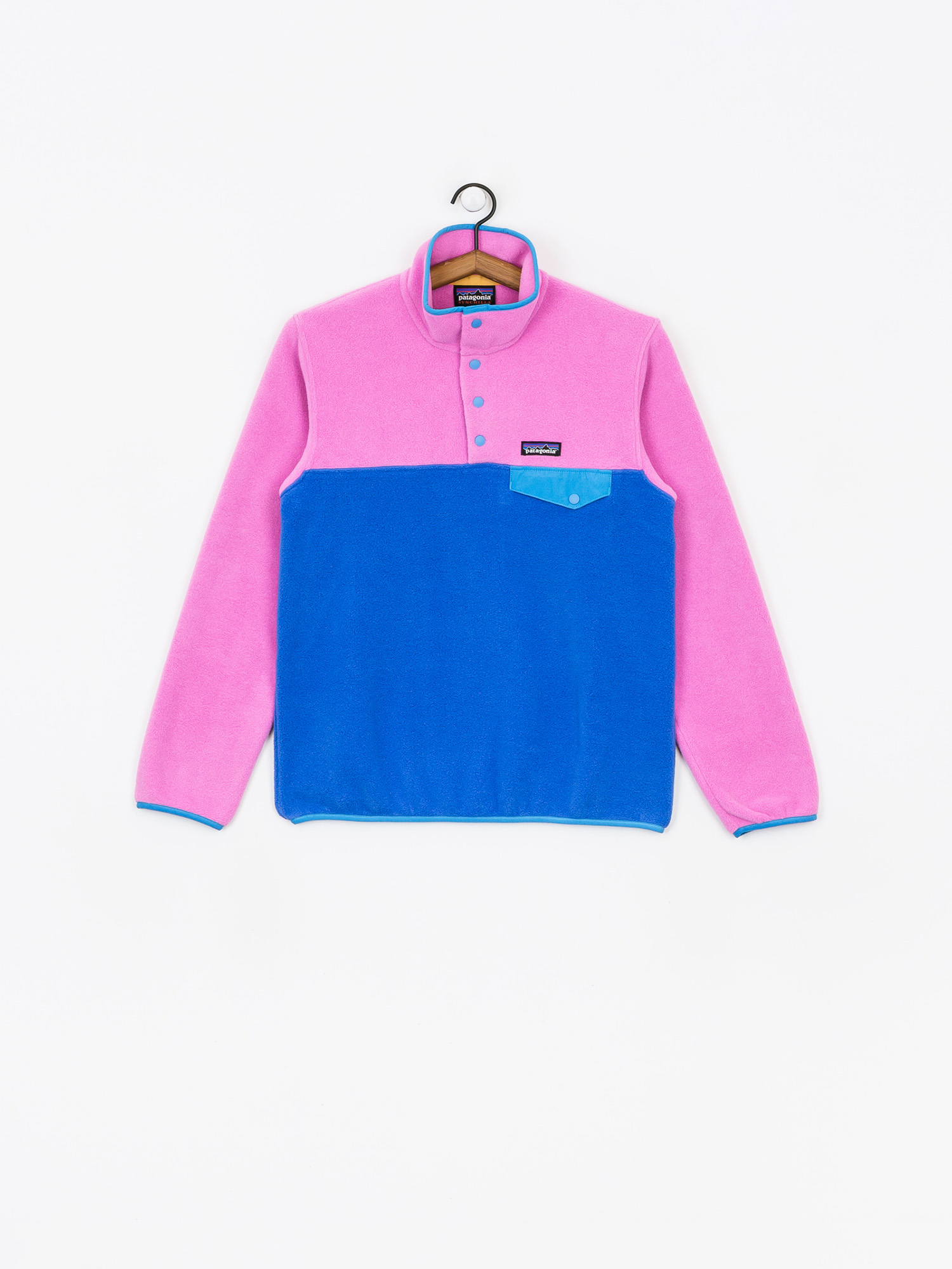 Damski Polar Patagonia Lightweight Synchilla Snap T (marble pink)