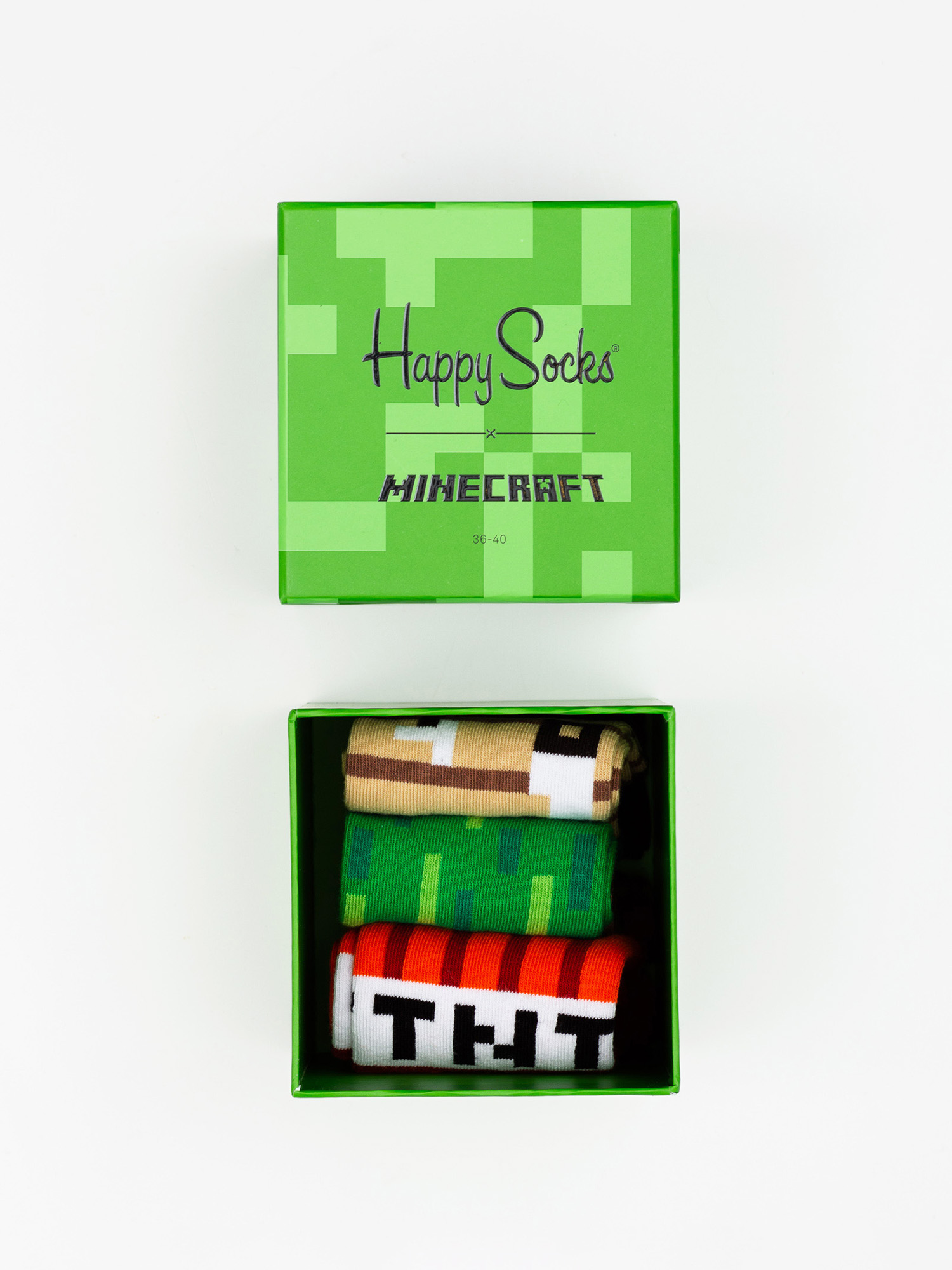 Skarpetki Happy Socks Minecraft Gift Box 3pk (multi)