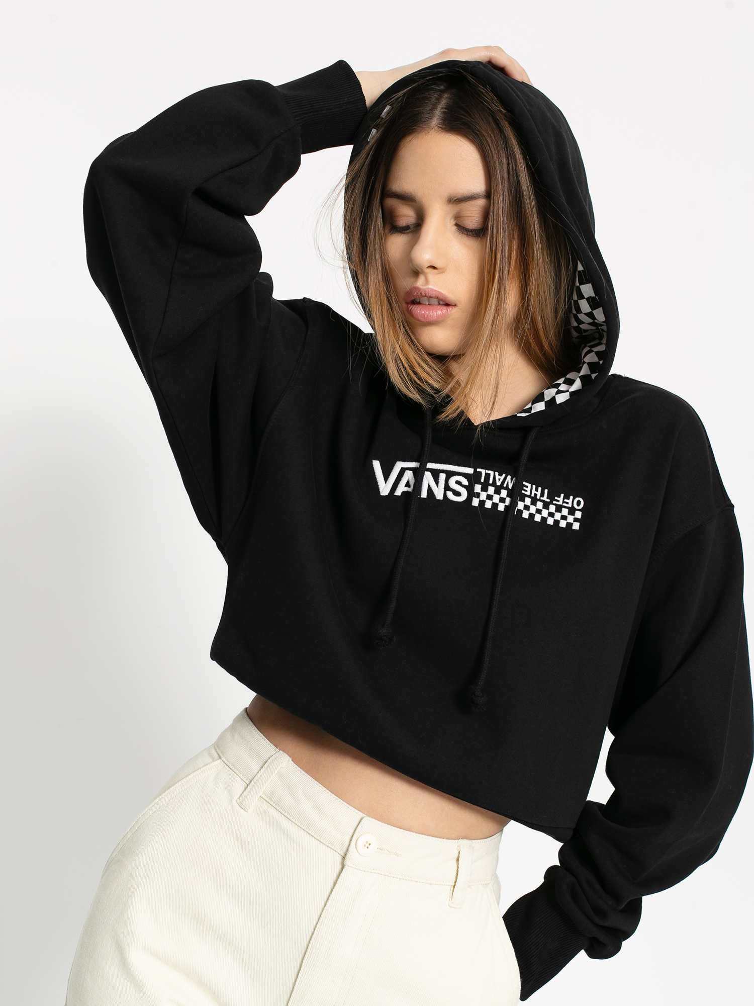 Bluza z kapturem Vans Strait Out Turvy HD Wmn (black)