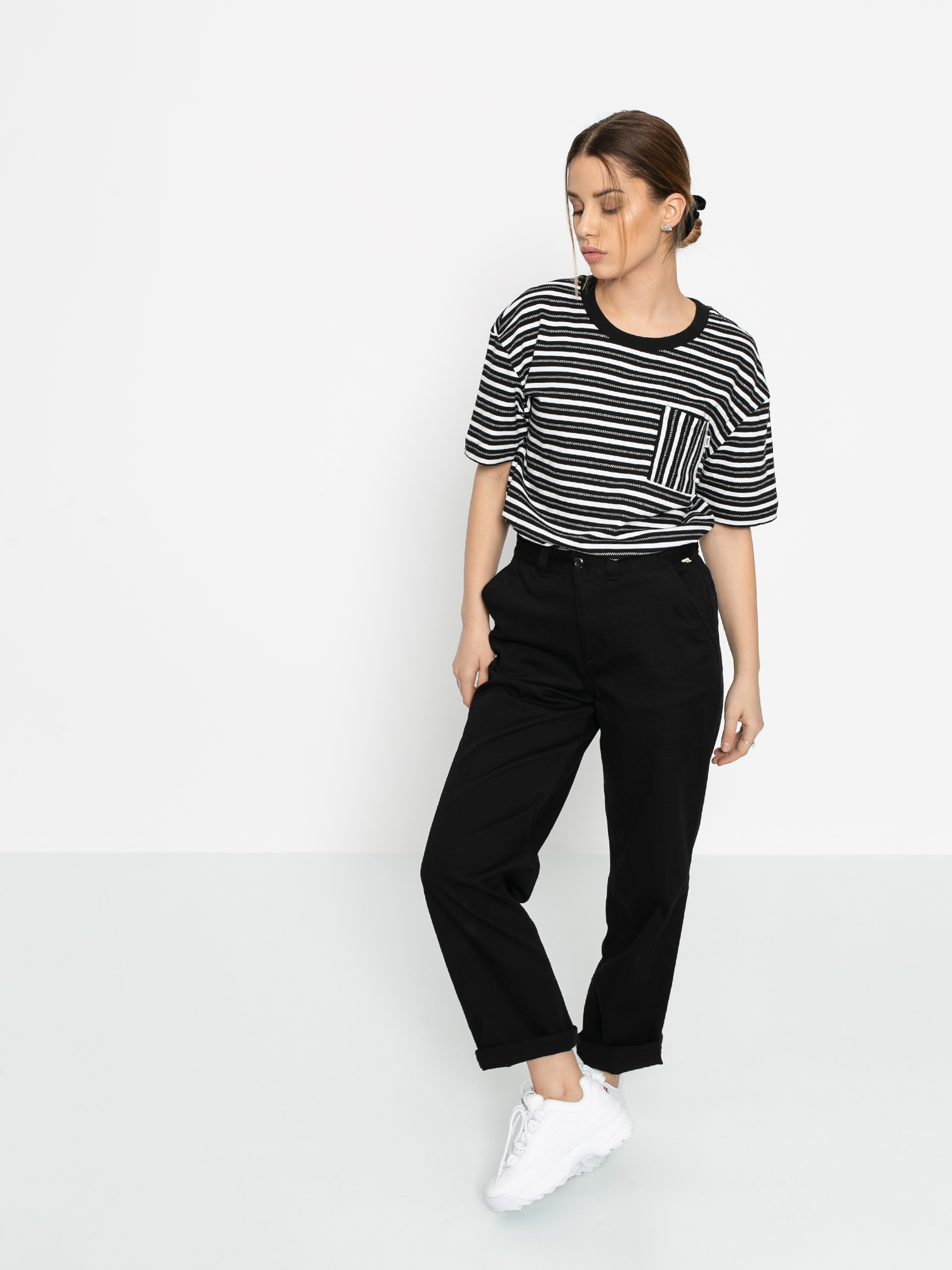 T-shirt Vans Mini Check Wmn (black)