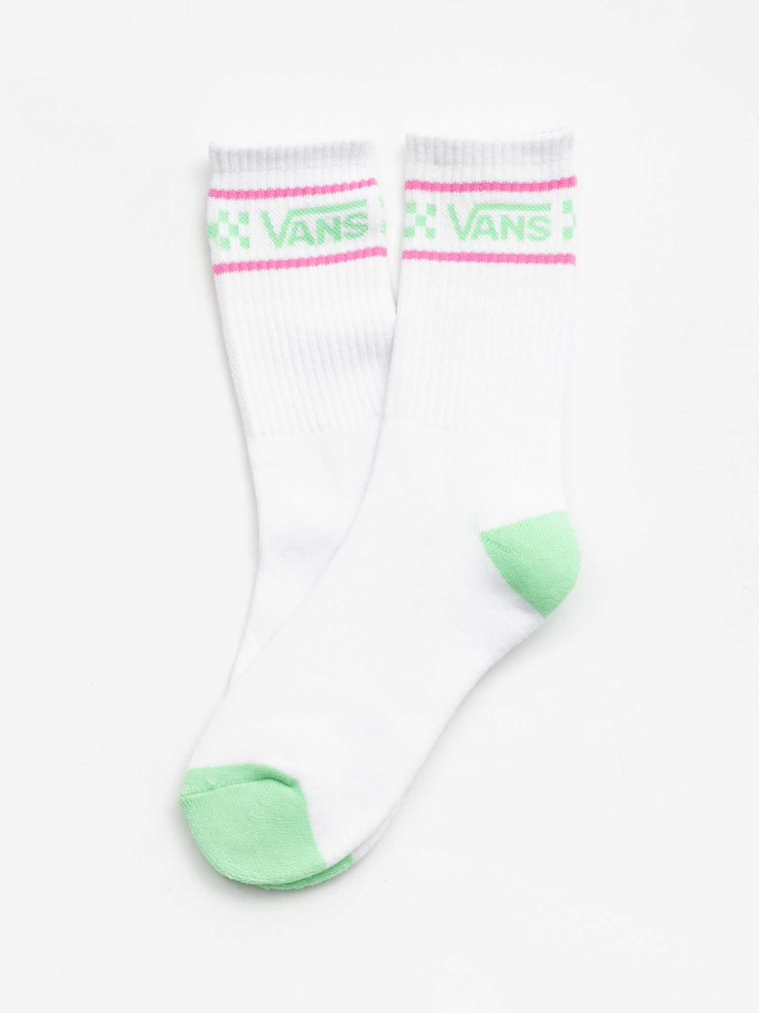 Skarpetki Vans Gril Gang Crew Wmn (white/green ash)