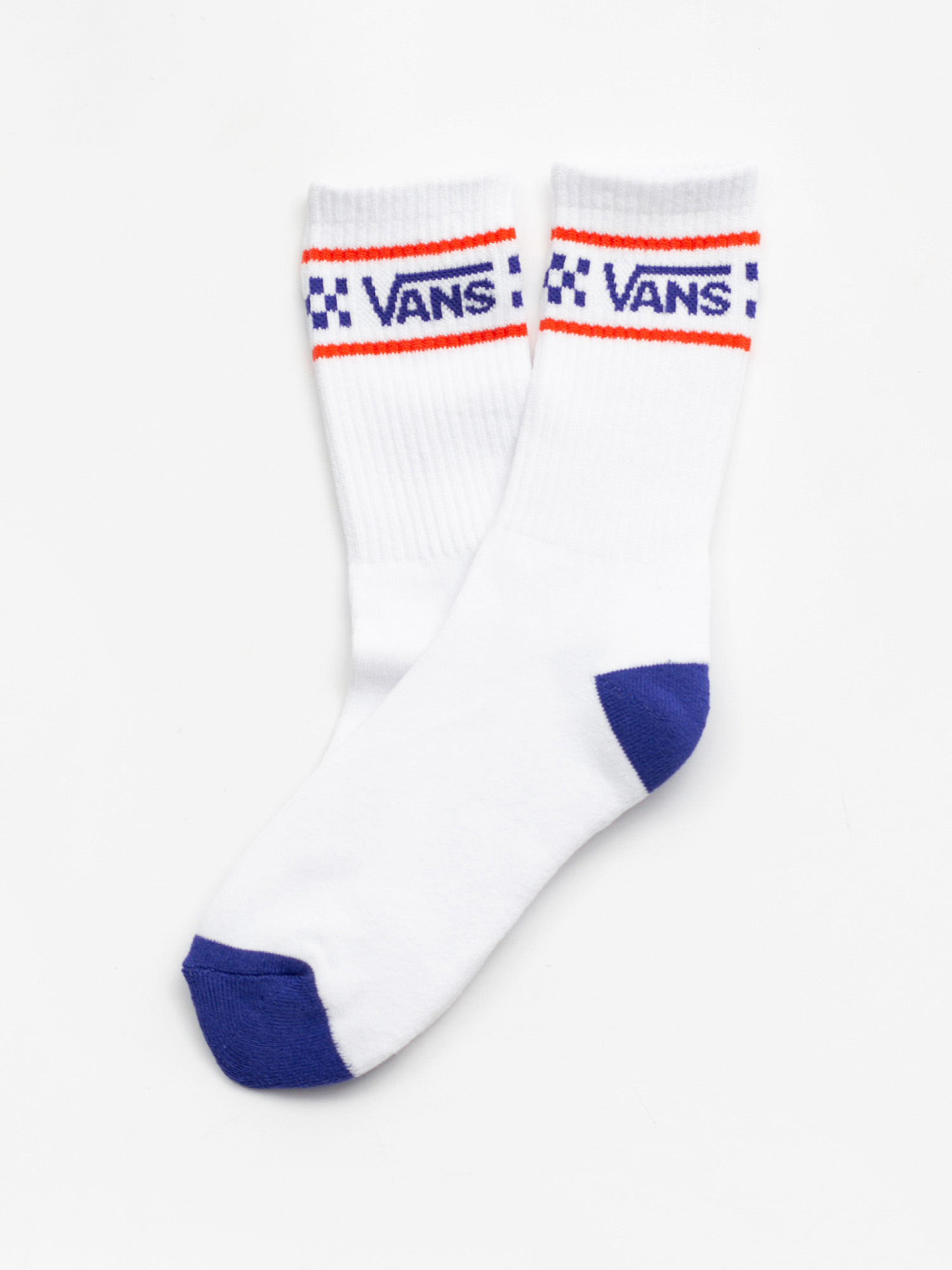 Skarpetki Vans Girl Gang Crew Wmn (white/royal blue)