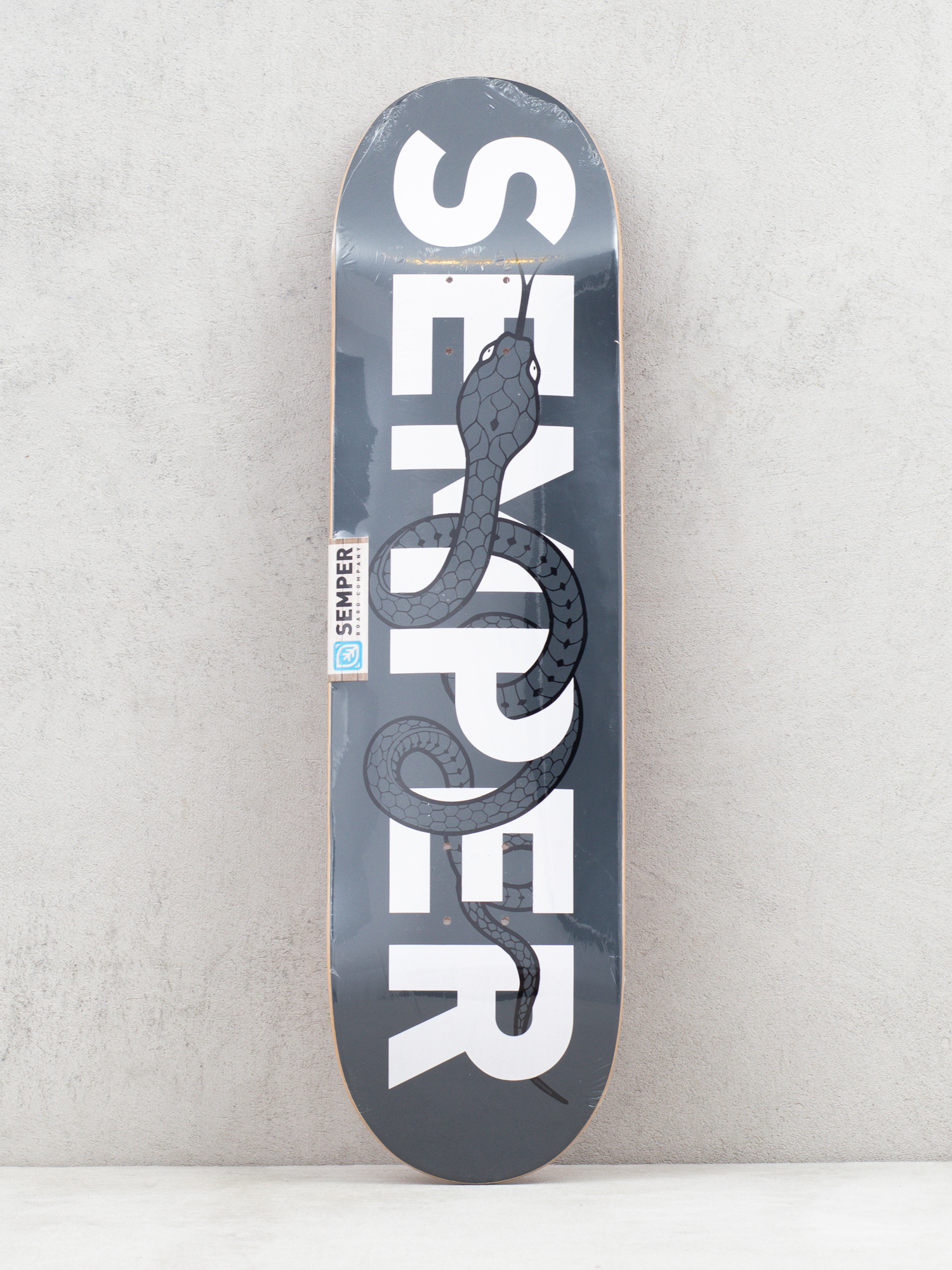 Deck Semper Skateboards Snake (grey)