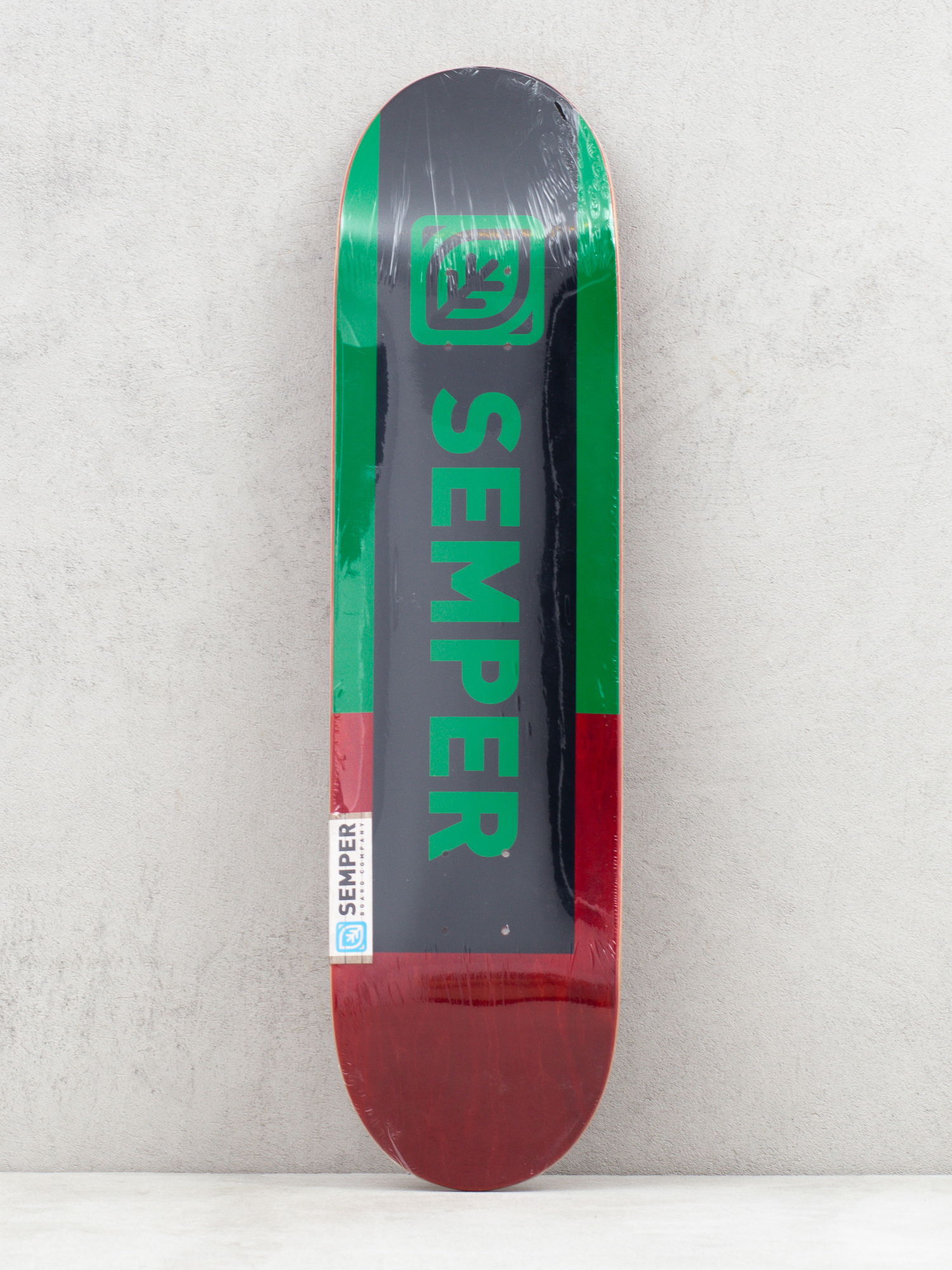 Deck Semper Skateboards Wood Logo (green)