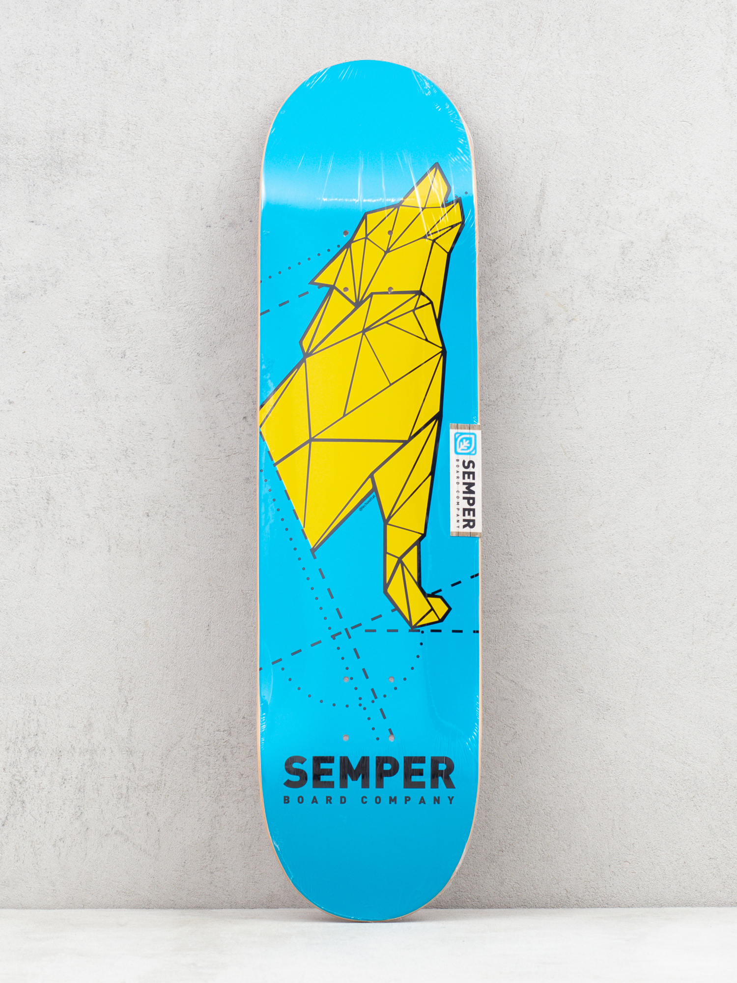Deck Semper Skateboards Wolf (blue)