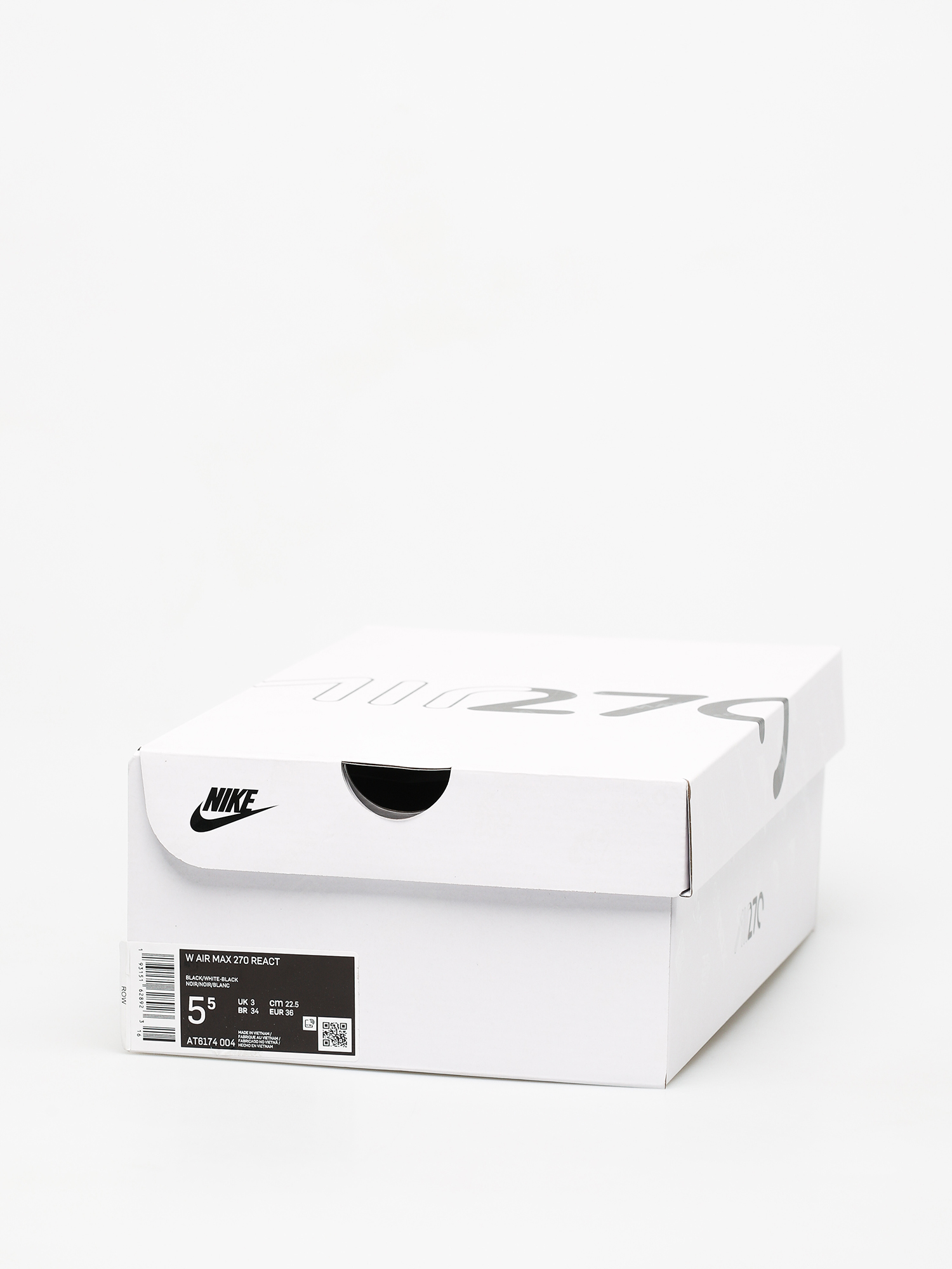 Buty Nike Air Max 270 React Wmn (black/white black)