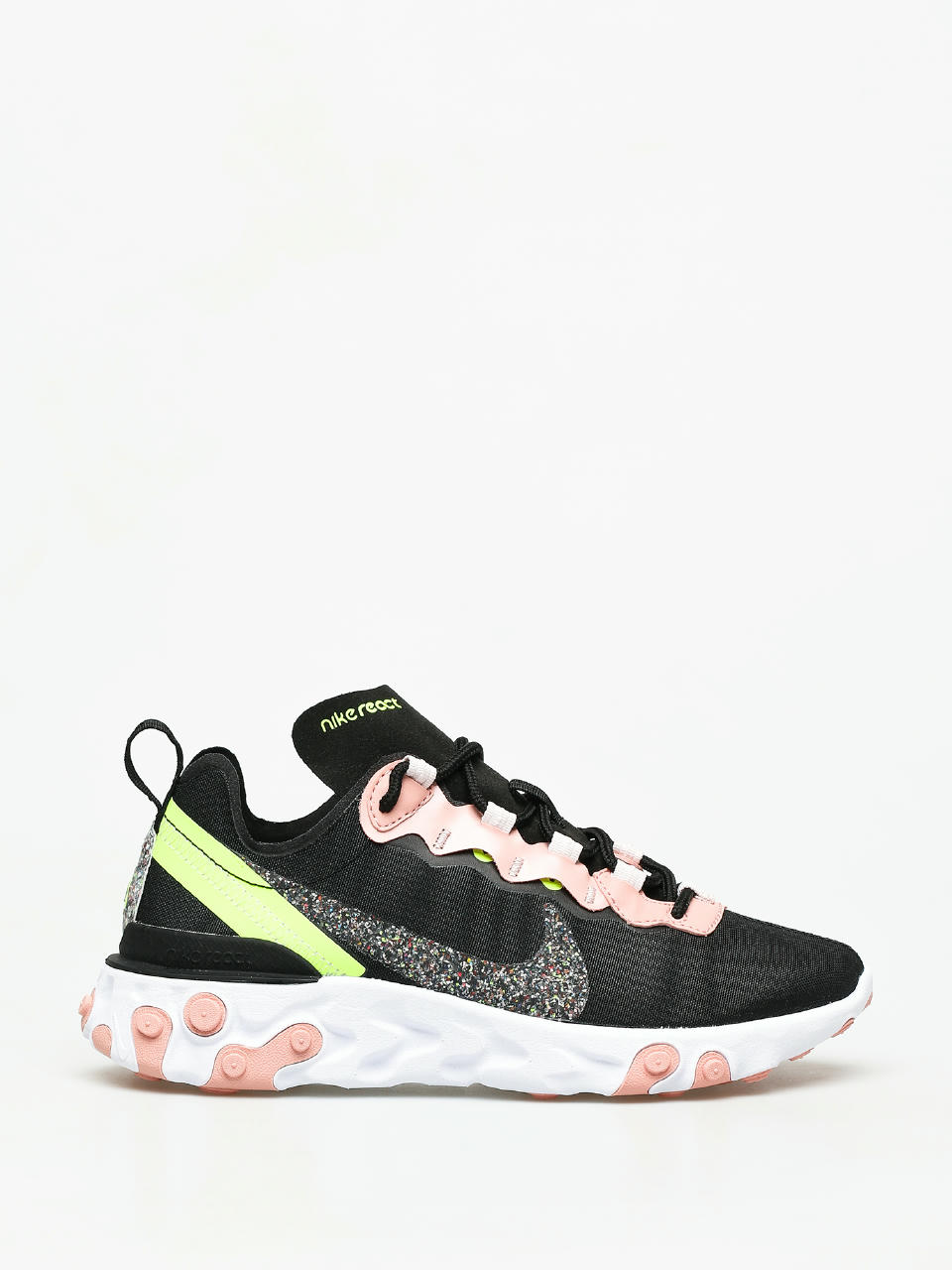 Buty Nike React Element 55 Premium Wmn (black/volt coral stardust)