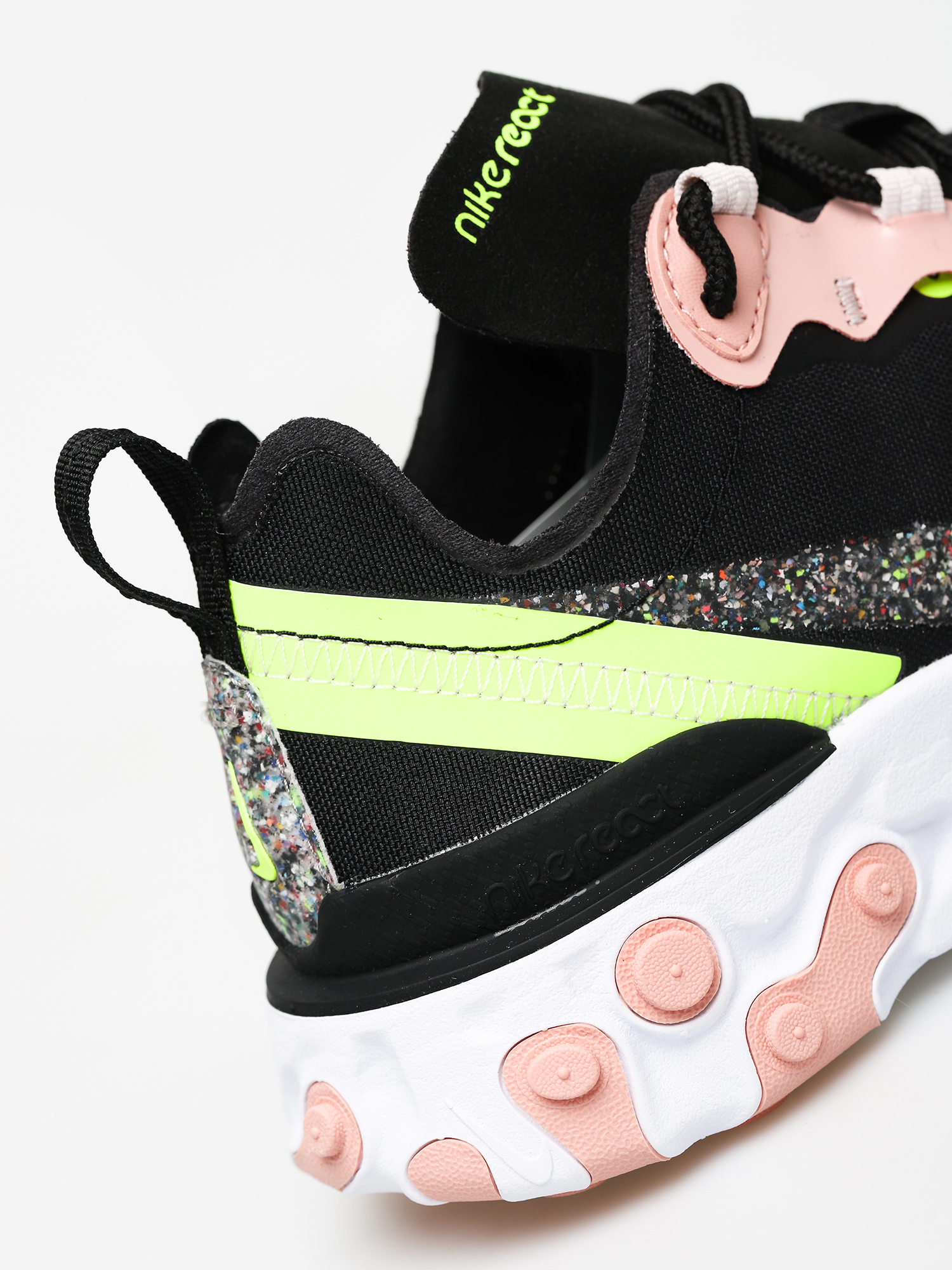nike react element 55 premium black coral stardust