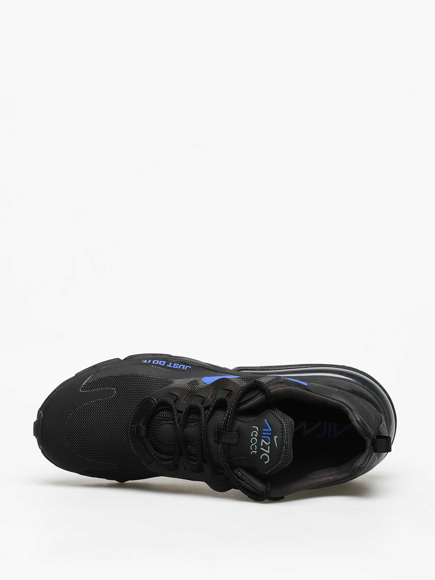 Buty Nike Air Max 270 React (black/blue hero hyper royal cool grey)