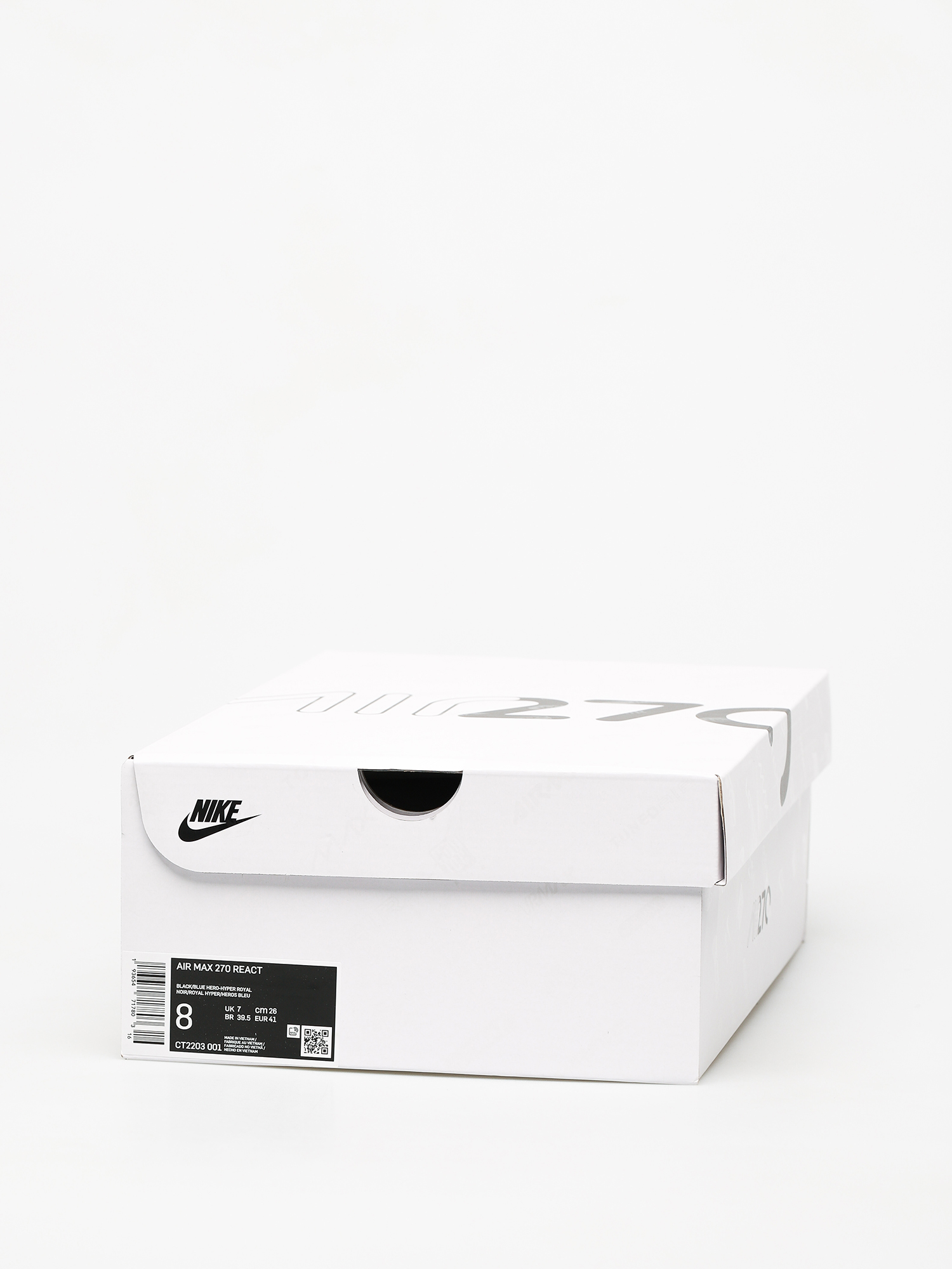 Buty Nike Air Max 270 React (black/blue hero hyper royal cool grey)