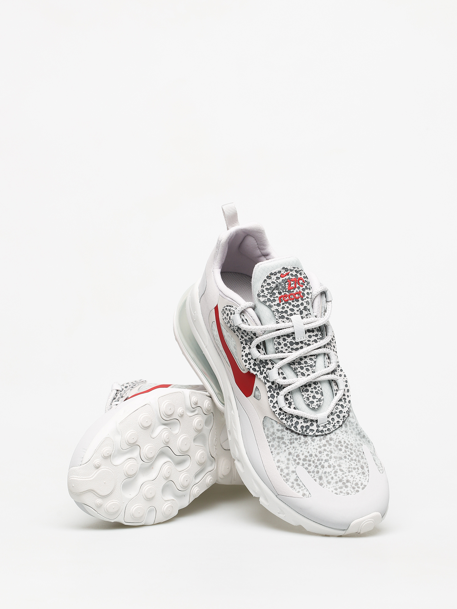 Buty Nike Air Max 270 React (neutral grey/university red lt graphite)