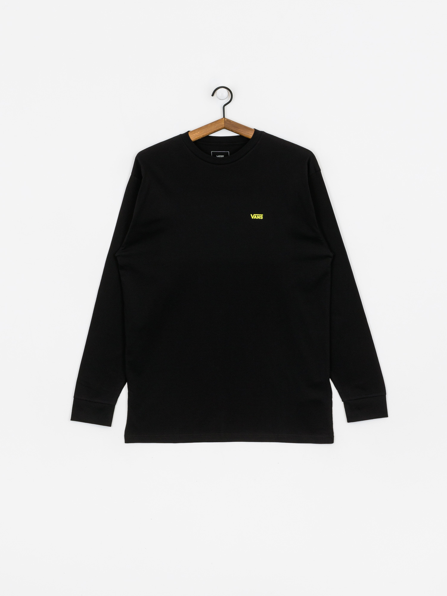 Longsleeve Vans Left Chest Hit (black/sulphur spring)