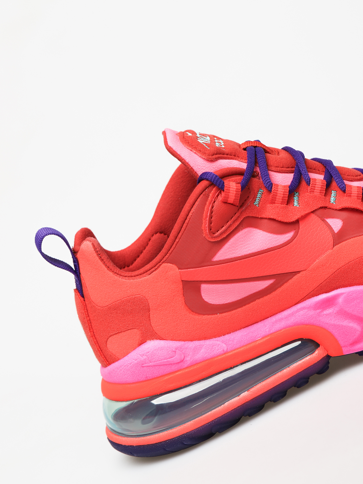 Buty Nike Air Max 270 React Wmn (mystic red/bright crimson pink blast)