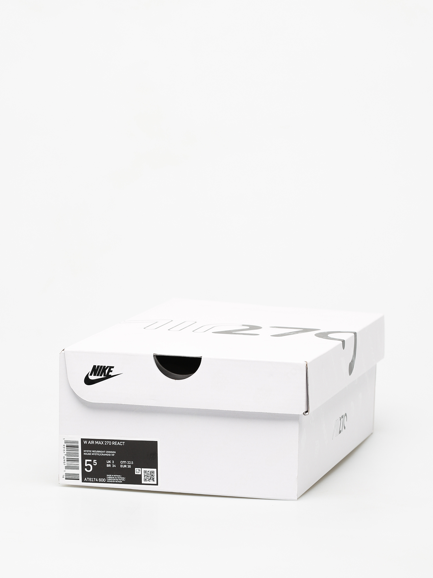 Buty Nike Air Max 270 React Wmn (mystic red/bright crimson pink blast)