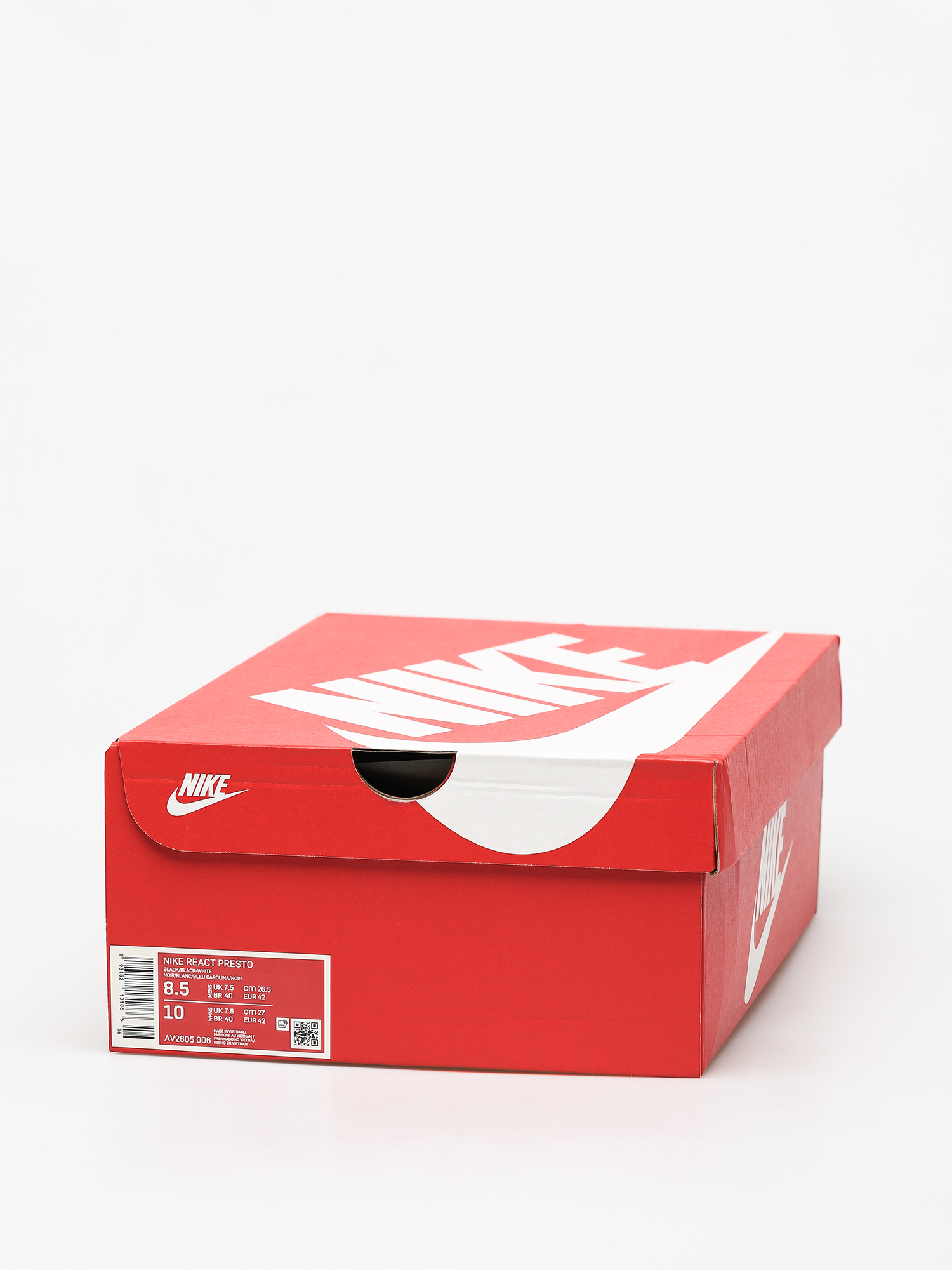 Buty Nike React Presto (black/black white university blue)