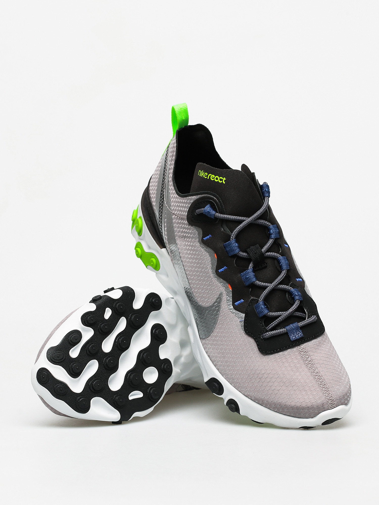 Buty Nike React Element 55 Se (pumice/metallic silver total orange)