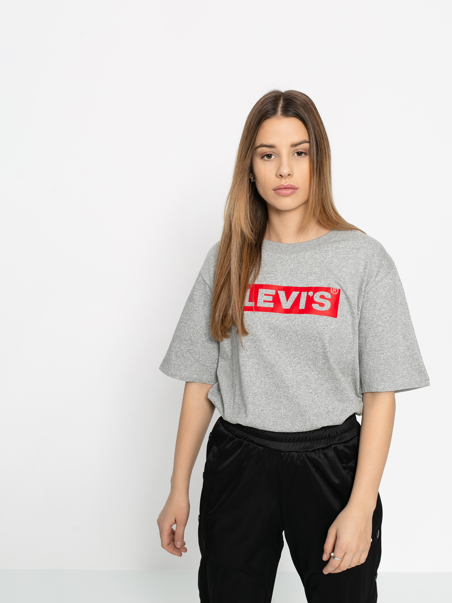 T-shirt Levi's® Graphic Parker Box Tab Wmn (grey)