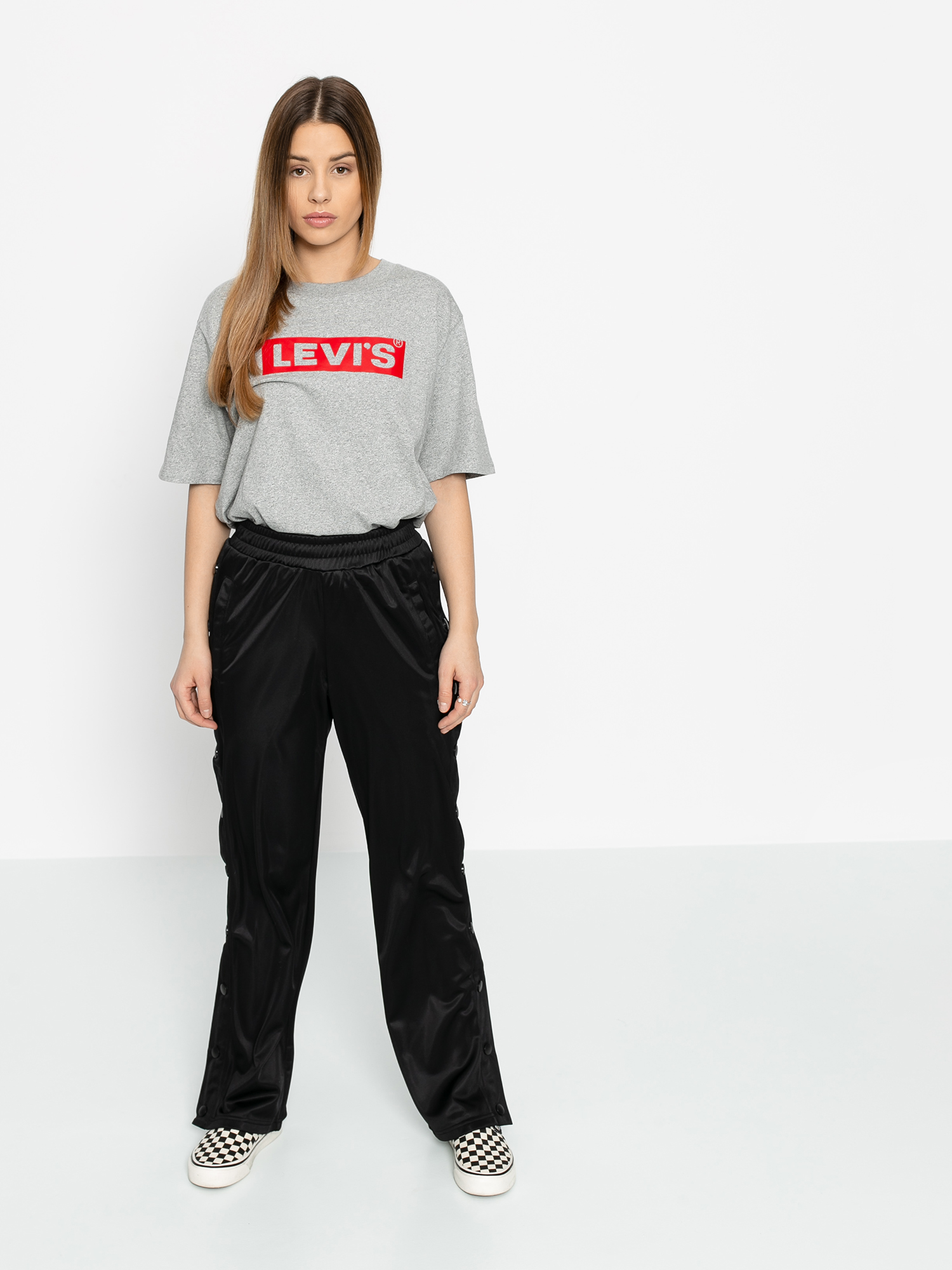 T-shirt Levi's® Graphic Parker Box Tab Wmn (grey)