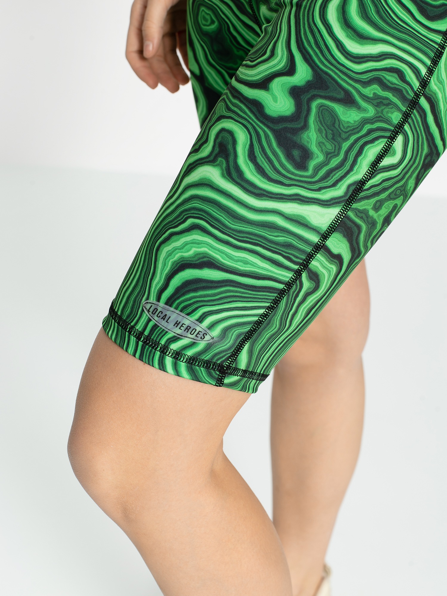 Szorty Local Heroes Printed Cycle Wmn (green/black)