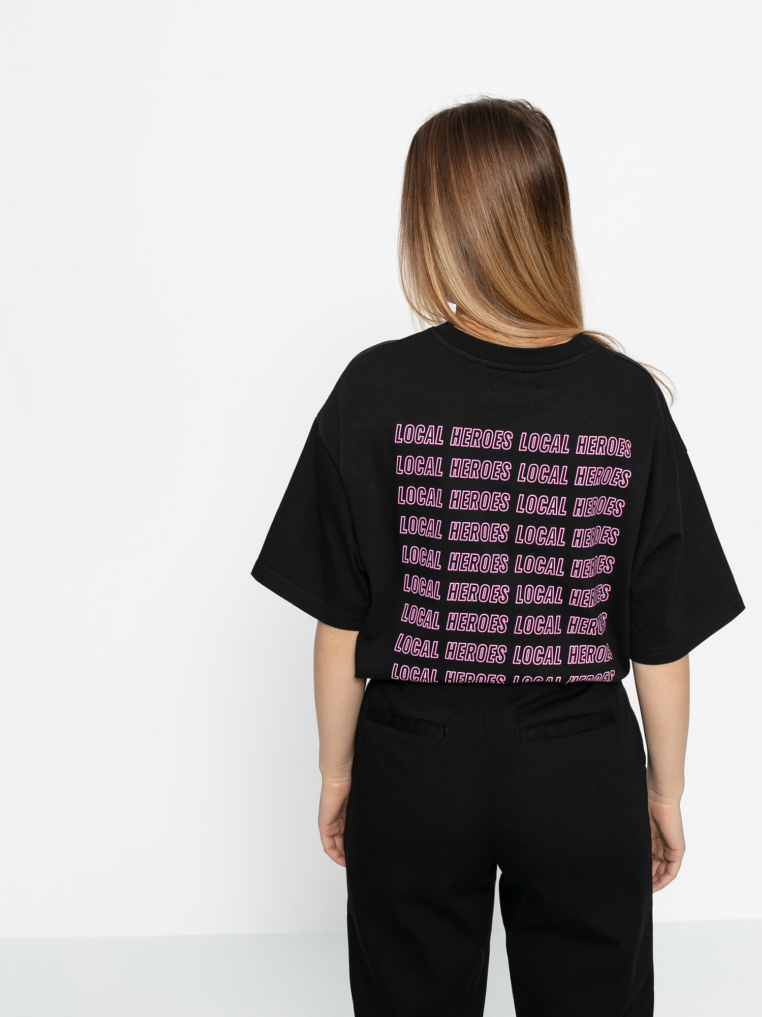 T-shirt Local Heroes Logo Print Wmn (black)