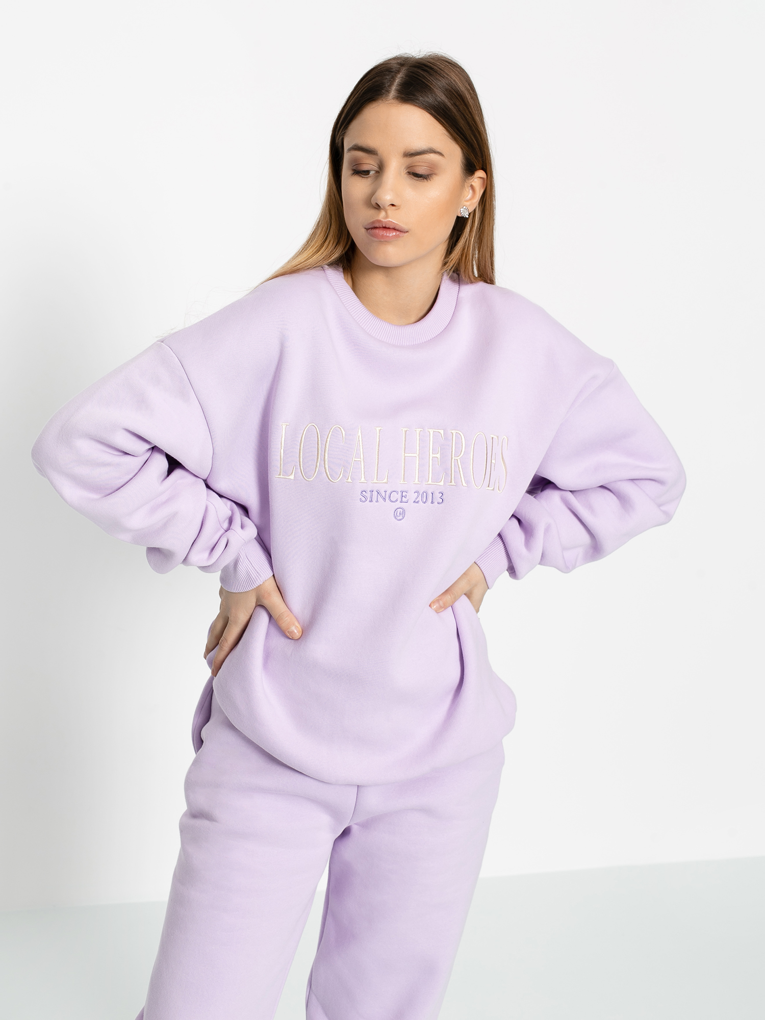Bluza Local Heroes Since 2013 Wmn (lavender)