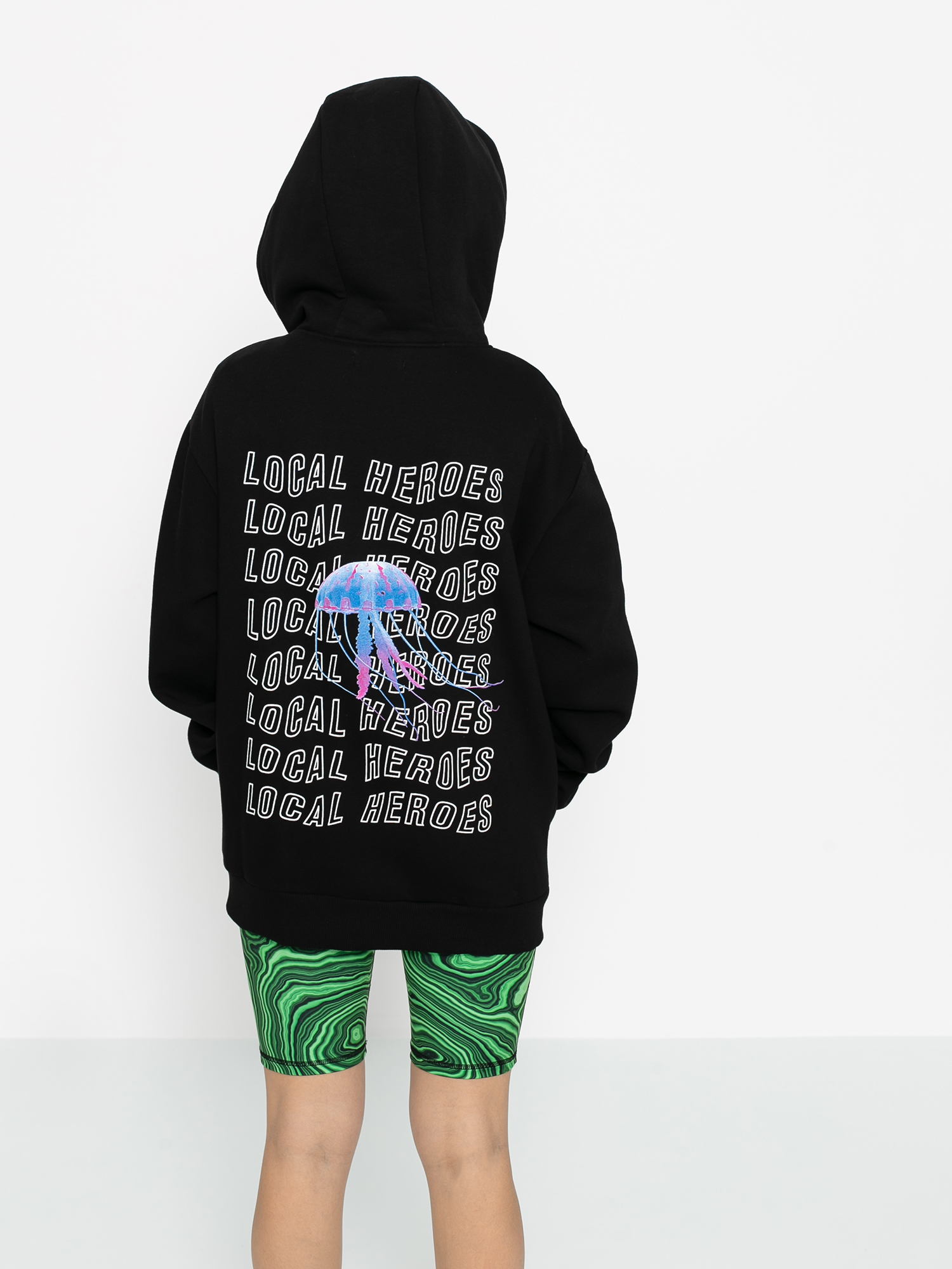 Bluza z kapturem Local Heroes Jellyfish ZHD Wmn (black)