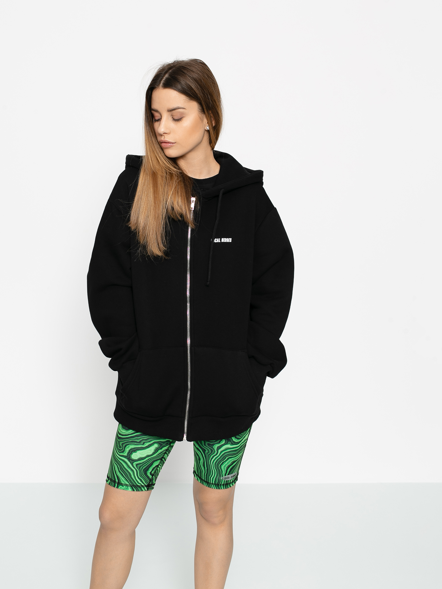 Bluza z kapturem Local Heroes Jellyfish ZHD Wmn (black)