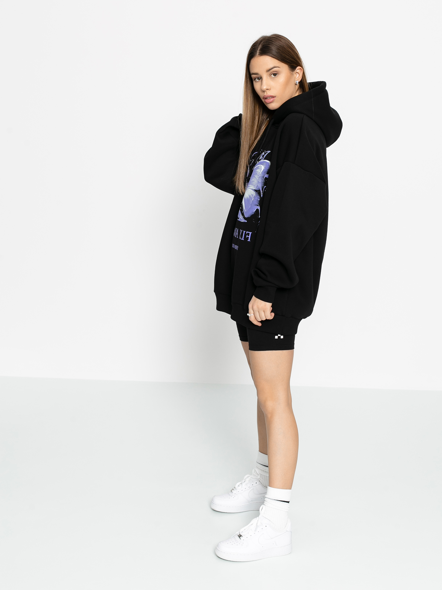 Bluza z kapturem Local Heroes Fly Away HD Wmn (black)
