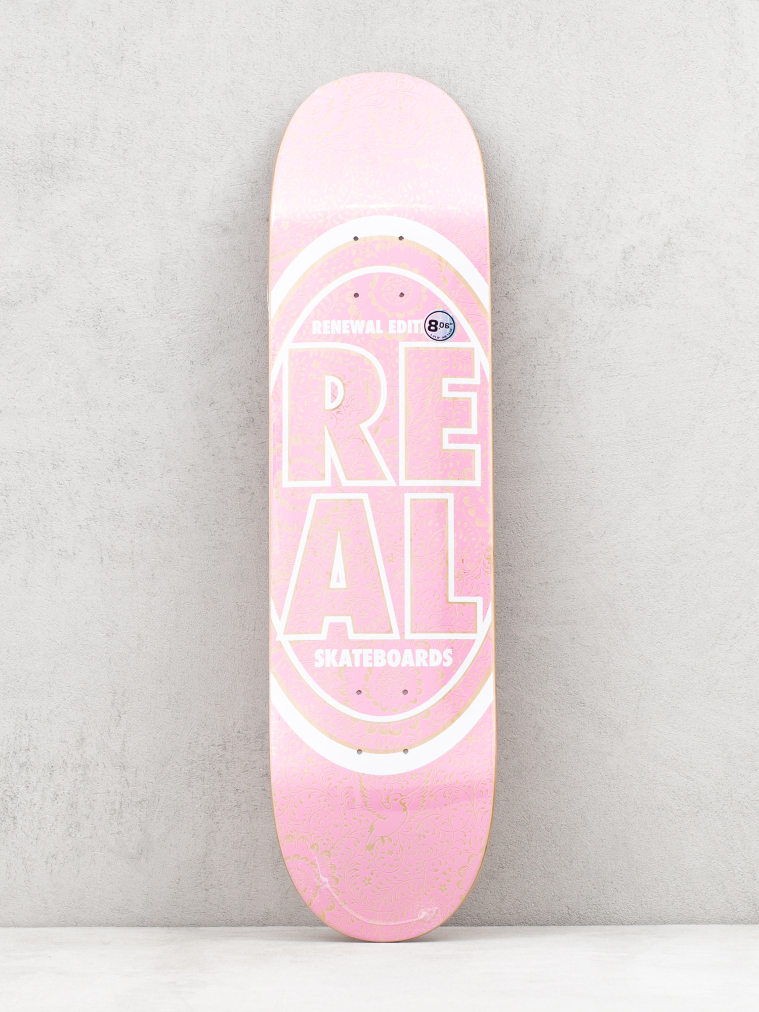 Deck Real Stckd Ovl Floral (pink/white)