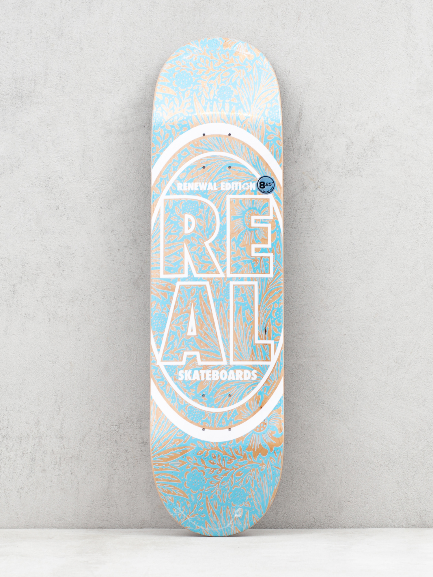 Deck Real Stckd Ovl Floral (blue/white)