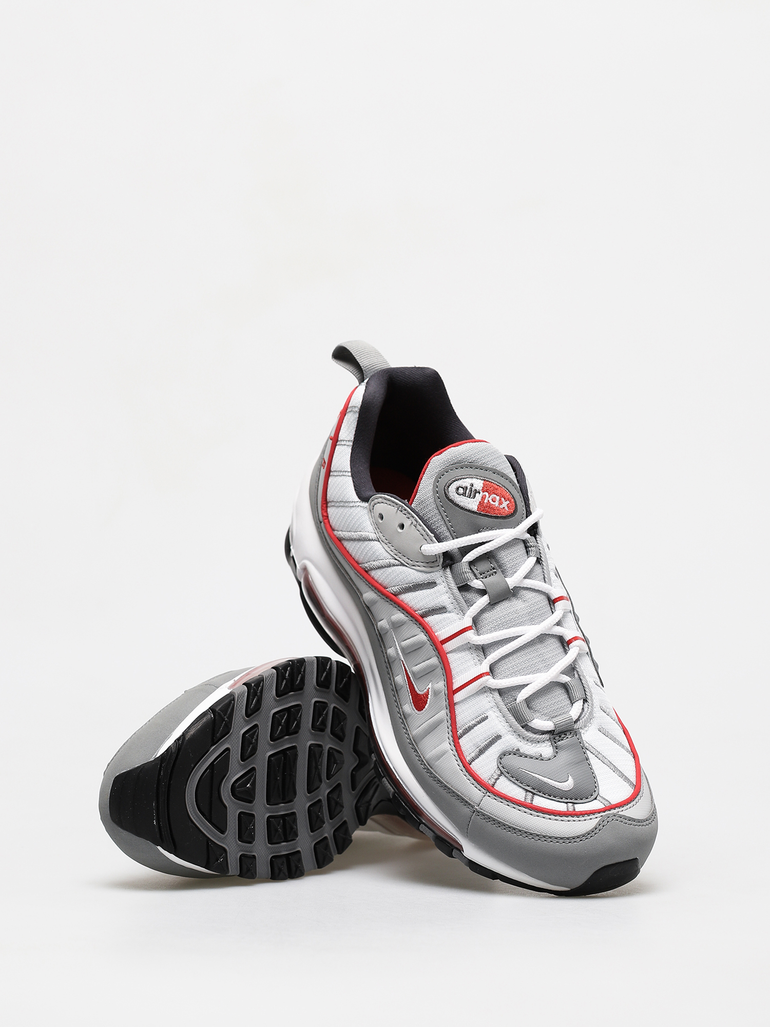 Buty Nike Air Max 98 (particle grey/track red iron grey)