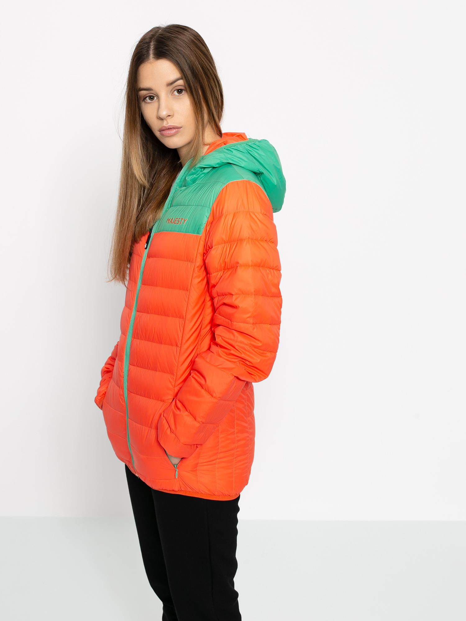 Kurtka Majesty Asgaard Down Wmn (orange/mint)