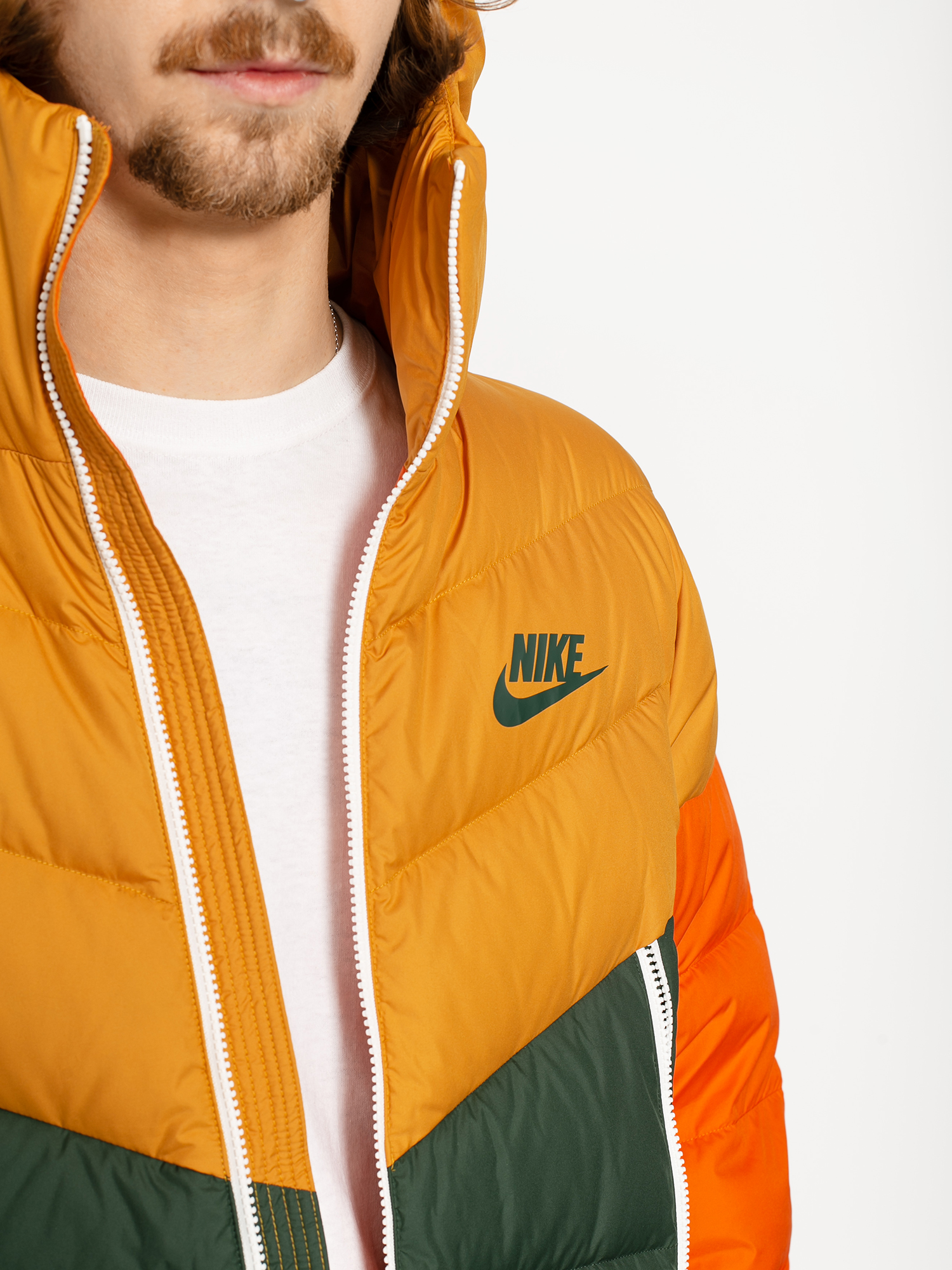 Kurtka Nike Sportswear Windrunner (gold suede/galactic jade/galactic jade)