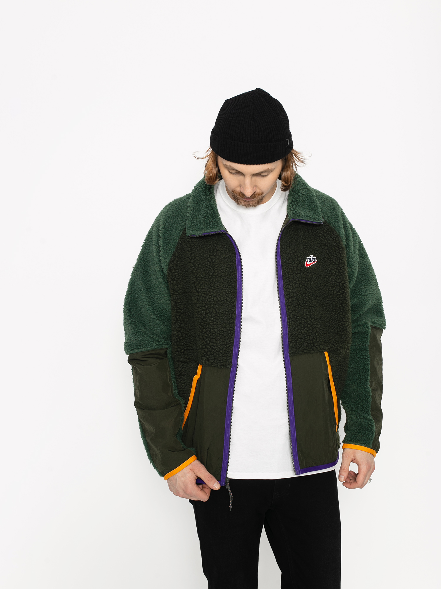 Kurtka Nike He Jkt Winter (sequoia/galactic jade/kumquat)