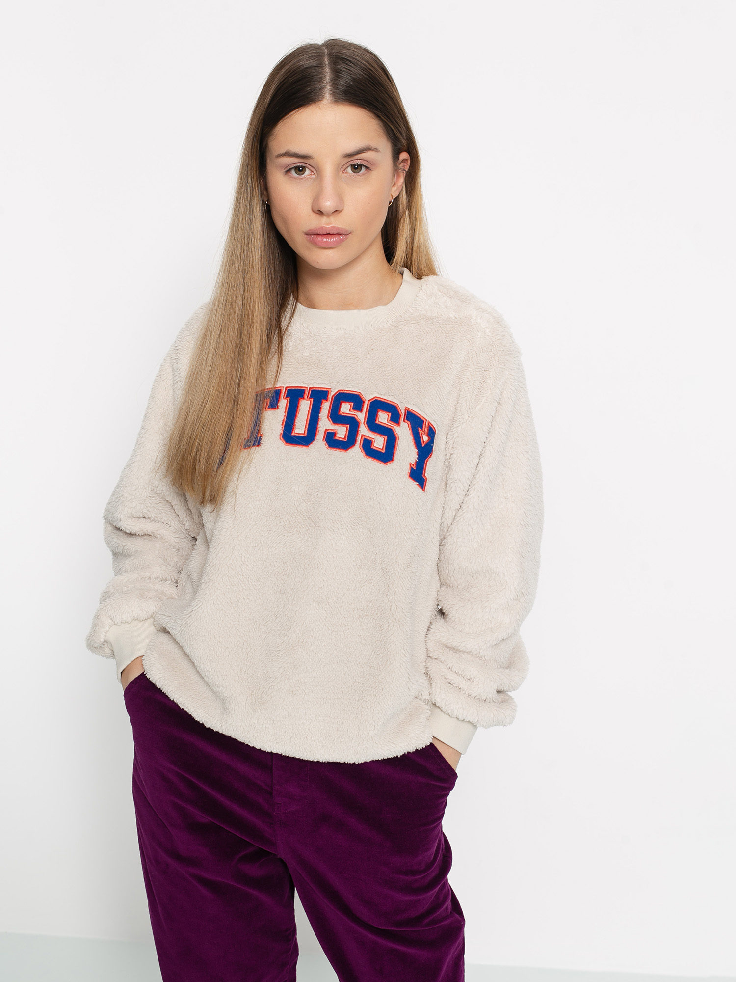 Bluza Stussy Pilar Sherpa Wmn (natural)