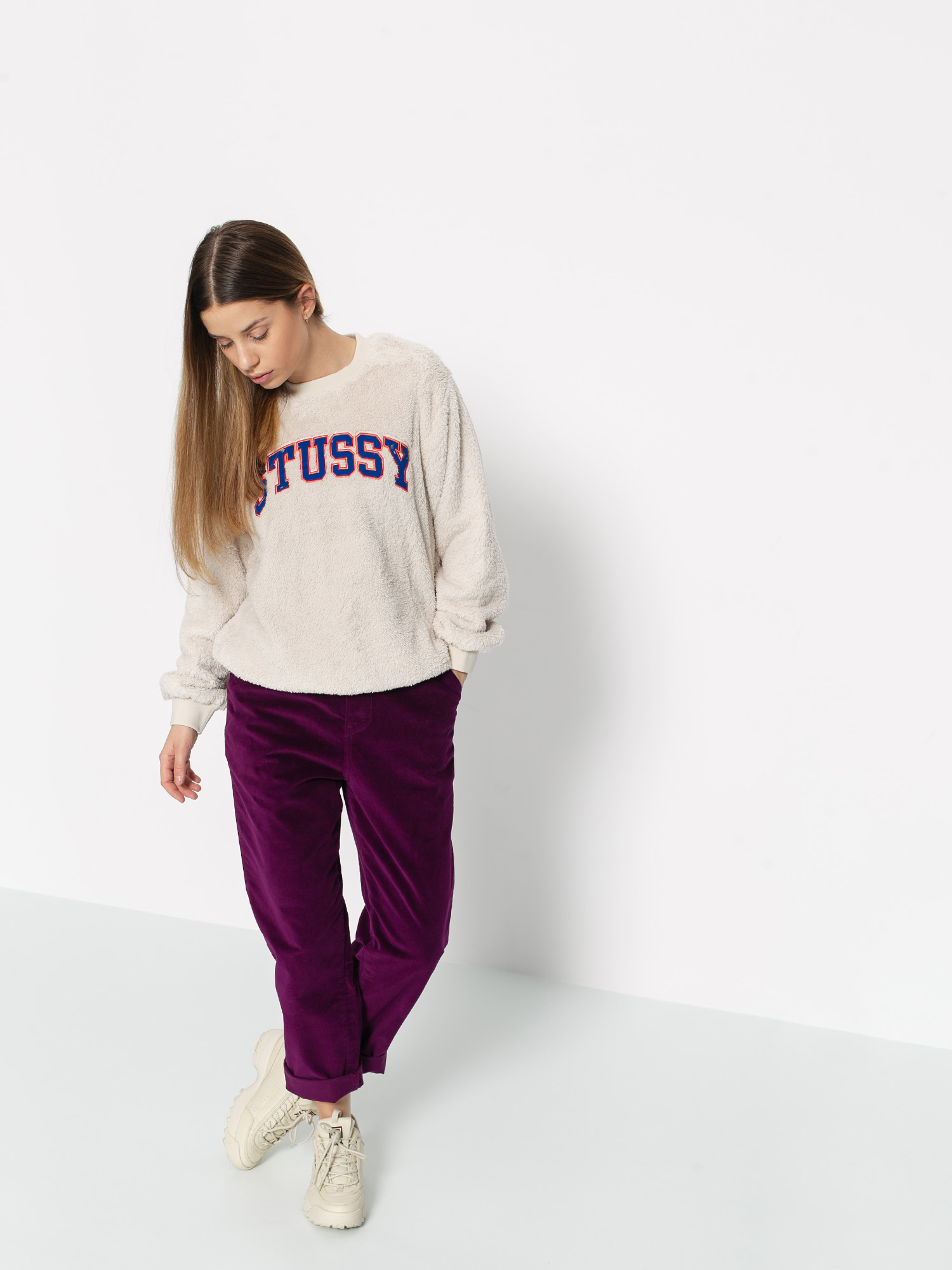 Bluza Stussy Pilar Sherpa Wmn (natural)