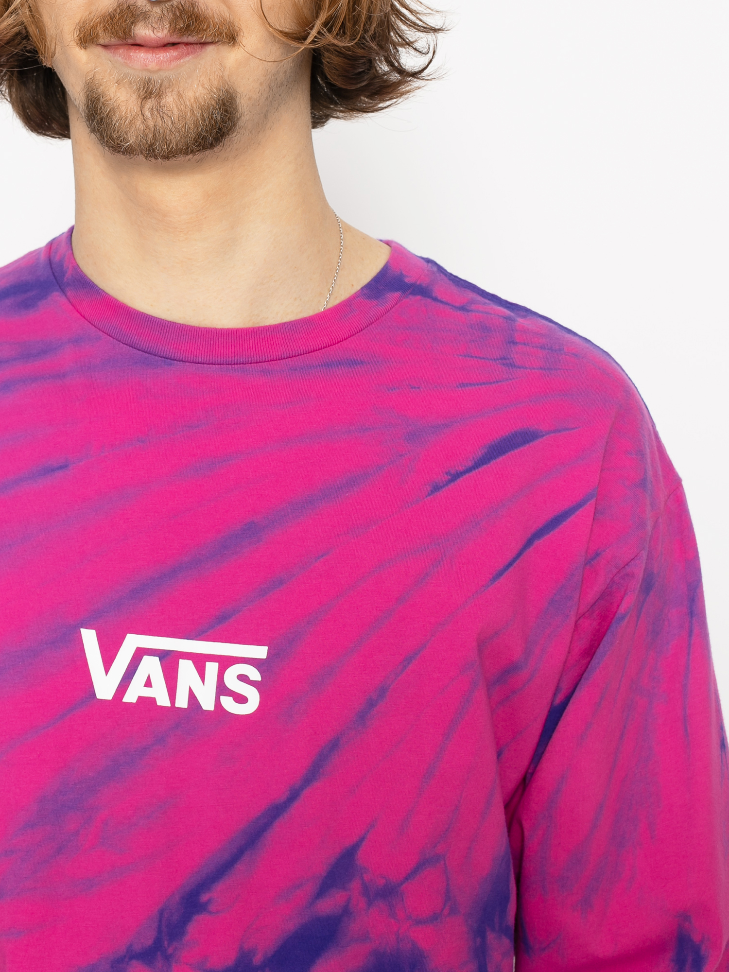 Longsleeve Vans Tie Dye Checker (fuchsia purple tiedye)
