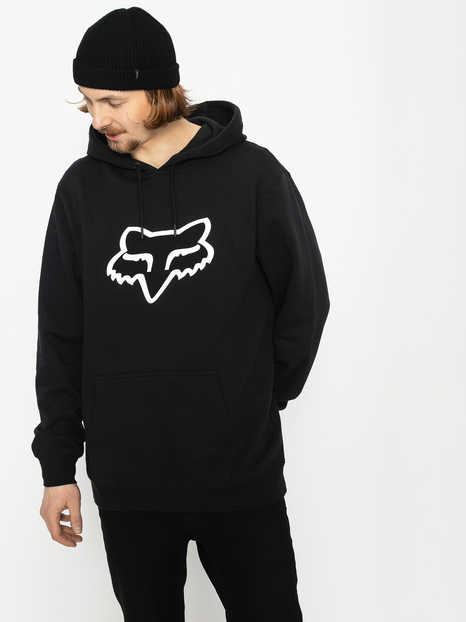 Bluza z kapturem Fox Legacy Fox Head HD (black)