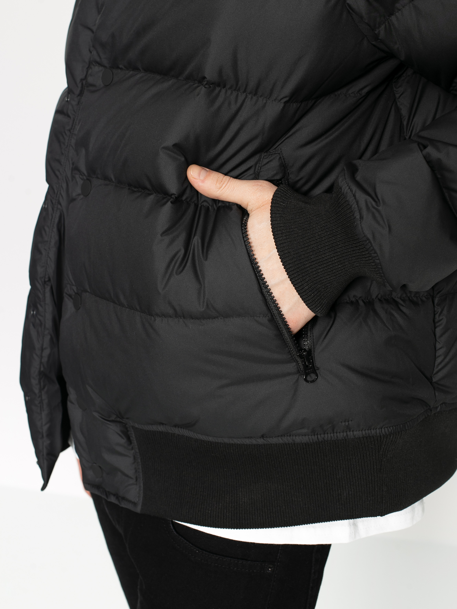 Kurtka Nike Dwn Fill Bombr (black/black/white)