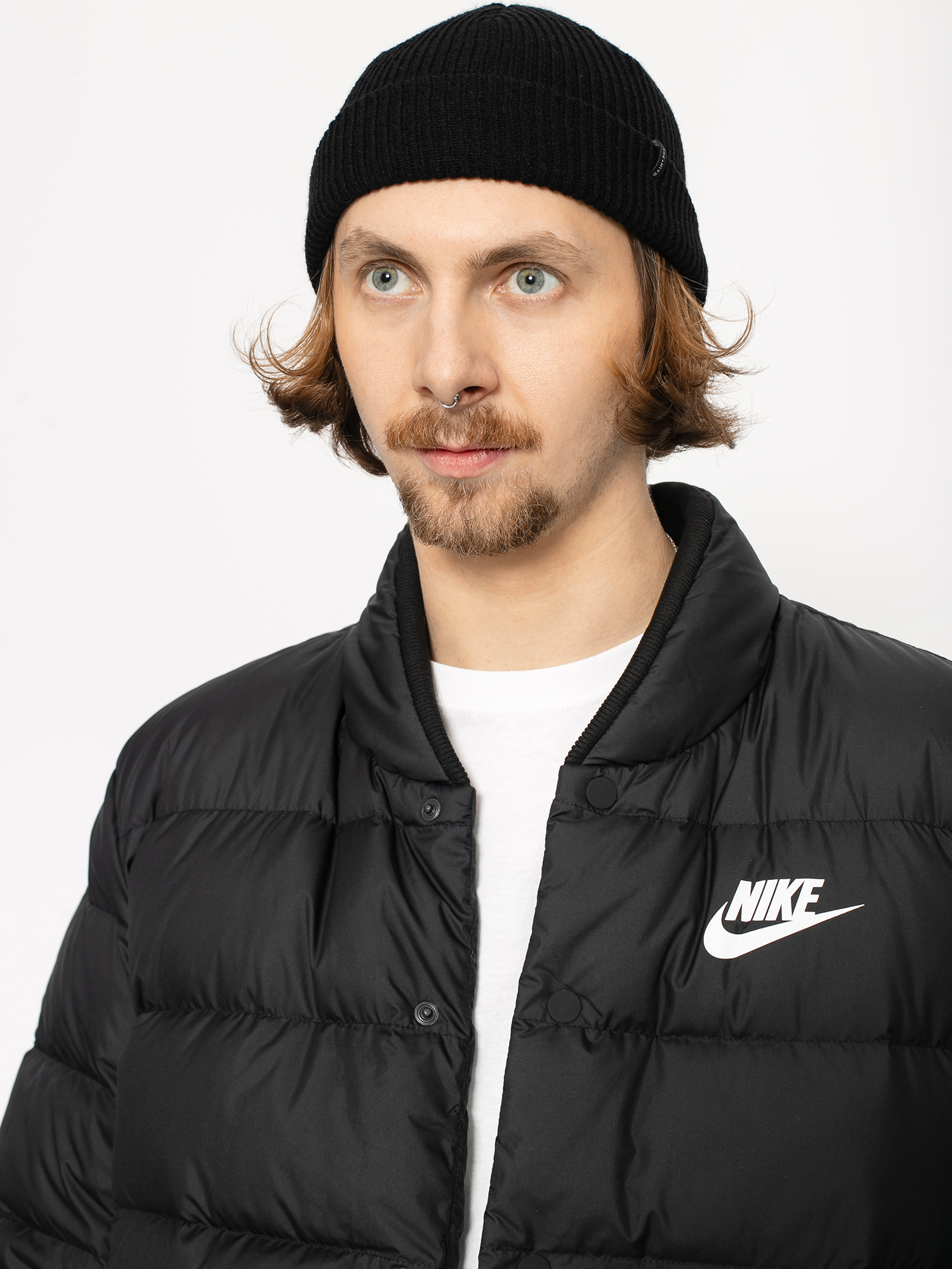 Kurtka Nike Dwn Fill Bombr (black/black/white)