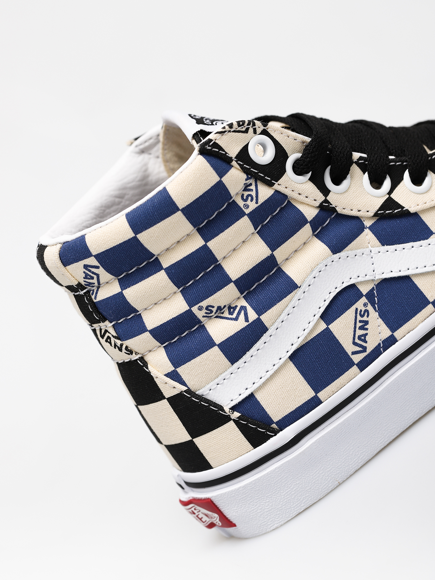 Buty Vans Sk8 Hi (big check/bla)