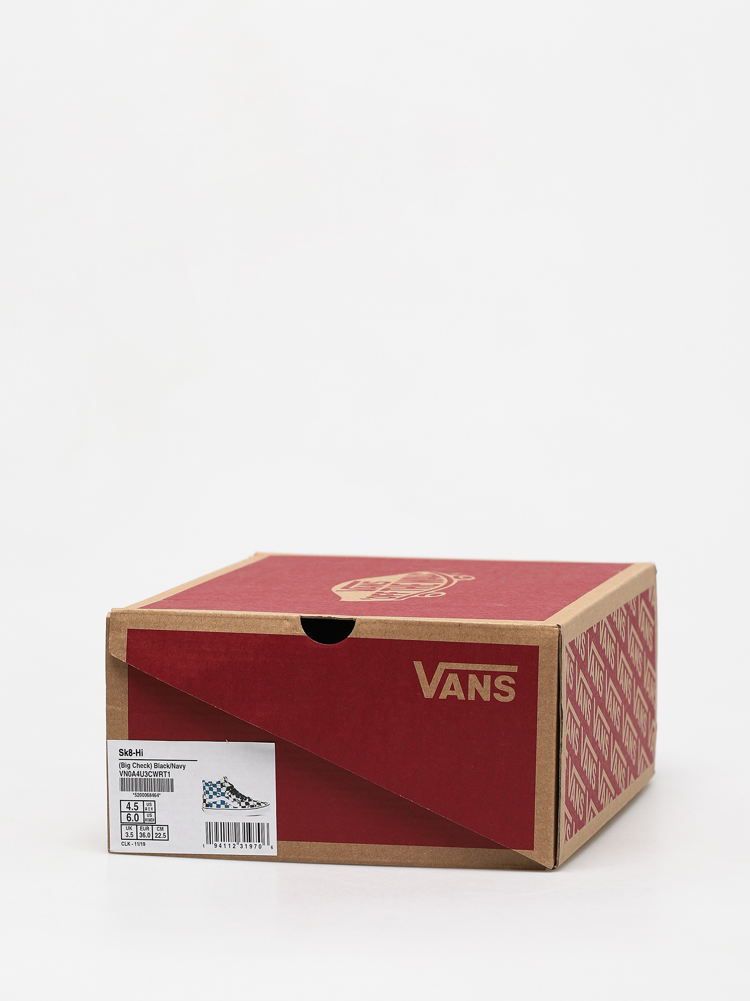 Buty Vans Sk8 Hi (big check/bla)