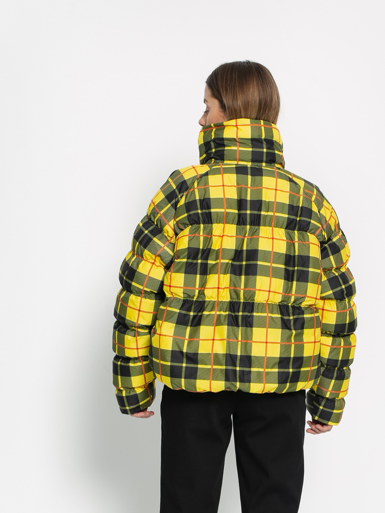 Kurtka Nike Syn Fill Jkt Stmt Aop Pd Wmn (chrome yellow/black)