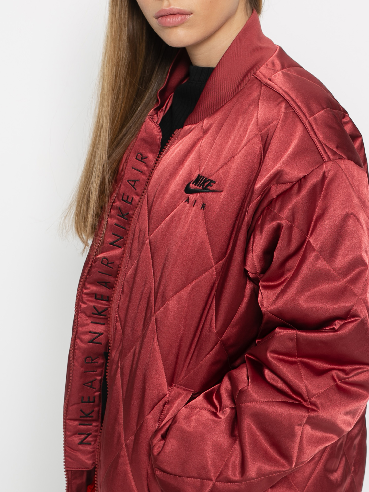 Kurtka Nike Air Syn Fill Jkt Satn Wmn (cedar/team orange/black)