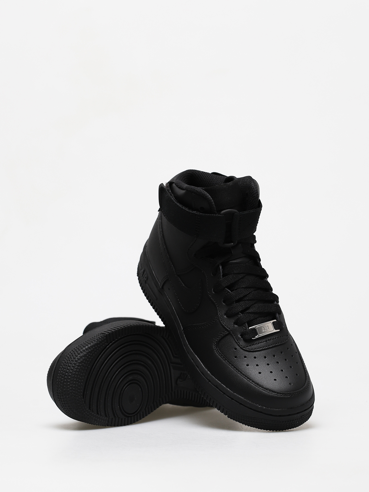 black nike air force 1 high top